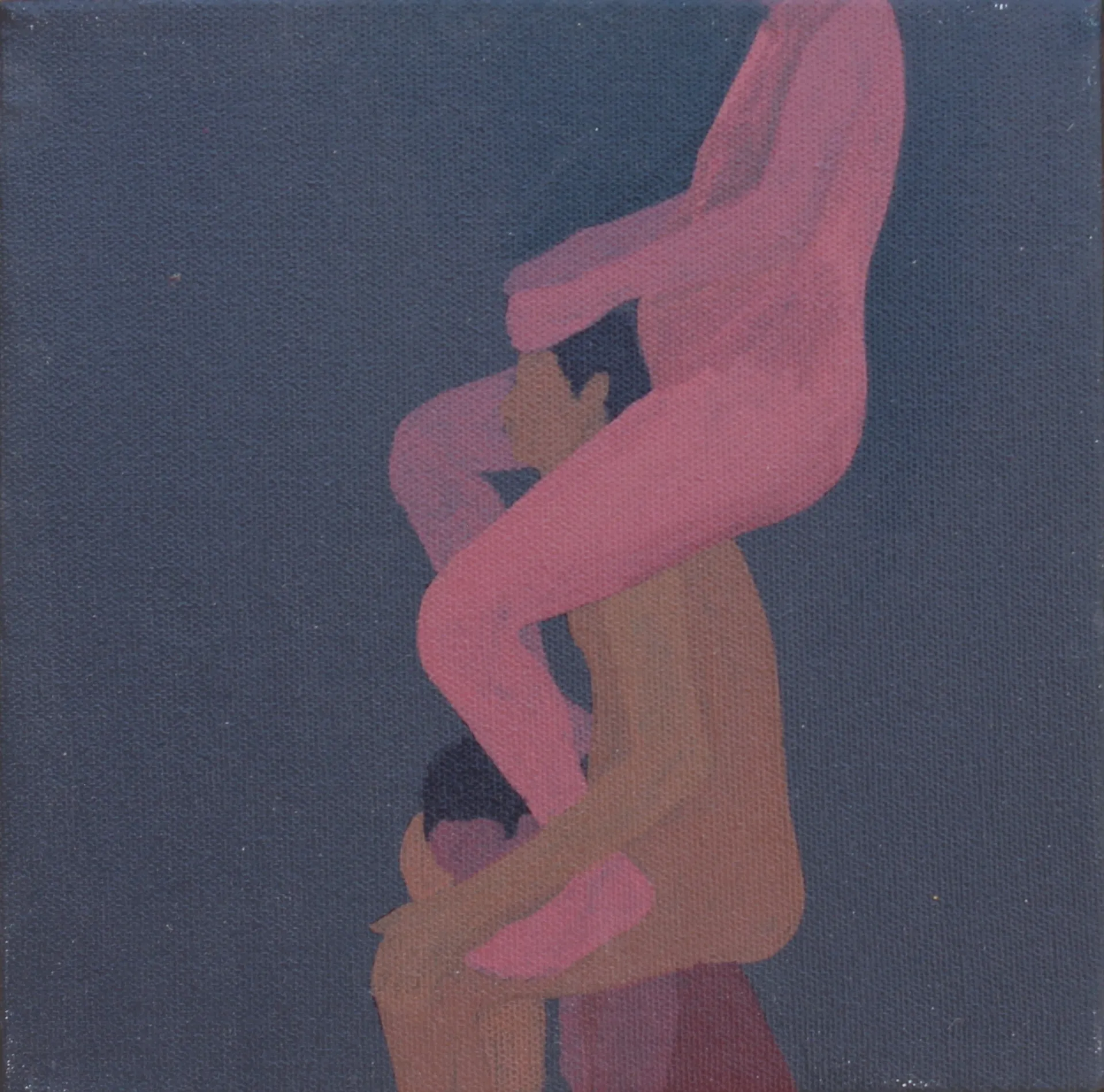 Beneath the gaze, 12 by Moni Kumari - Acrylic on canvas