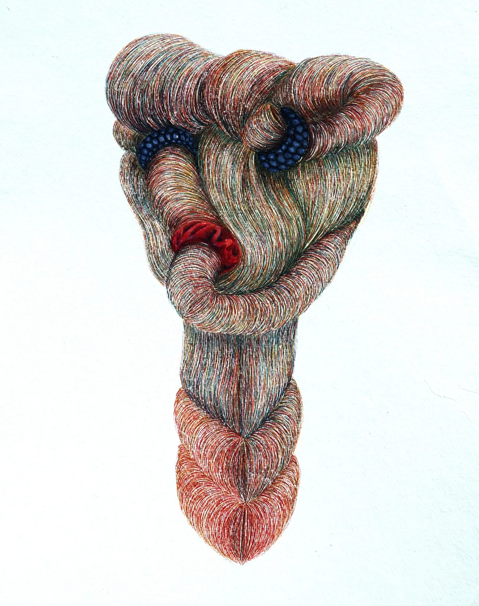 Untitled III by Sangita Datta - Watercolor on acid-free handmade paper