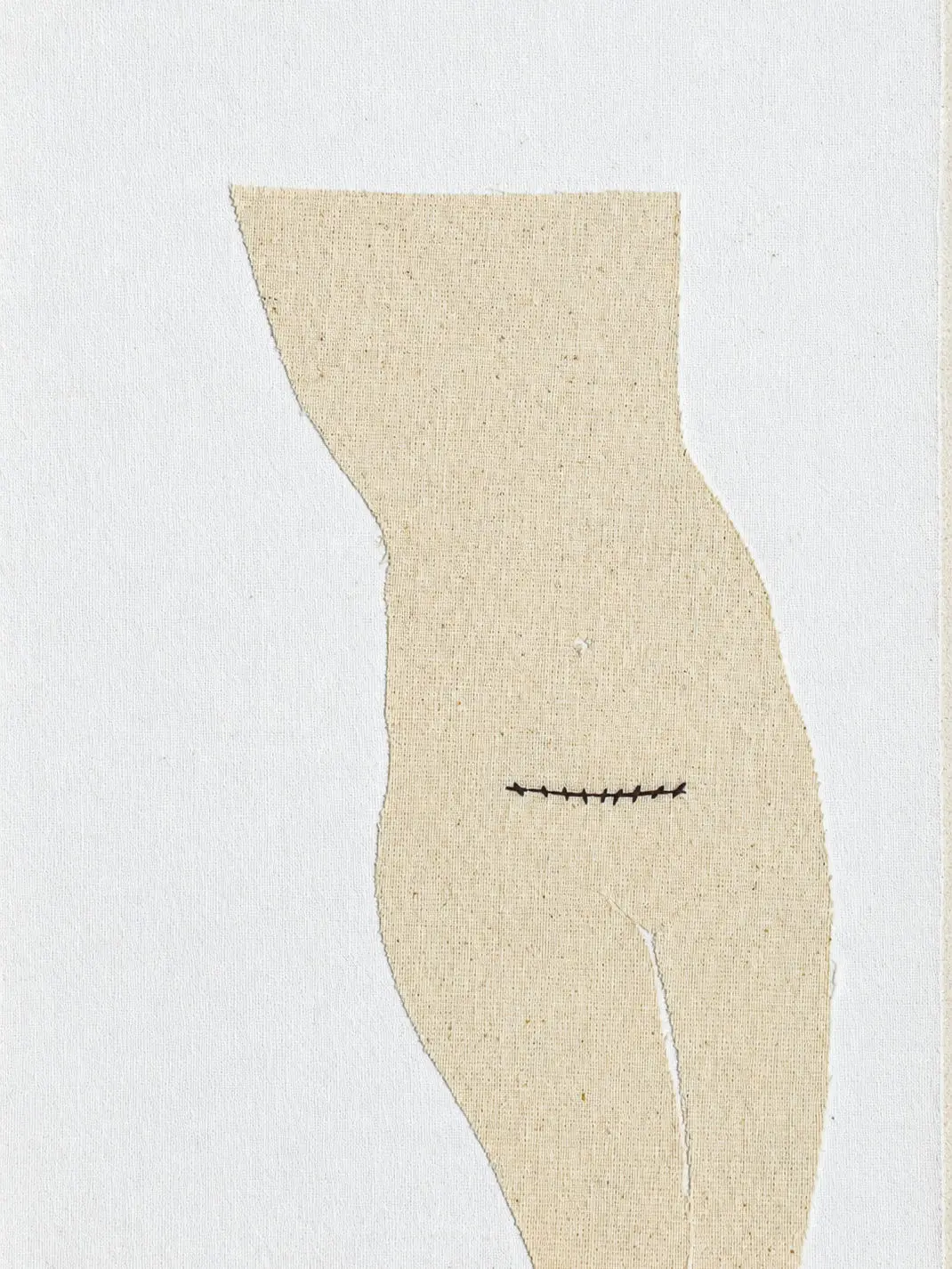 कहानी घर घर की (Kahaani ghar ghar ki), 14 by Sumaiya Sirin - Stitch and collage on fabric