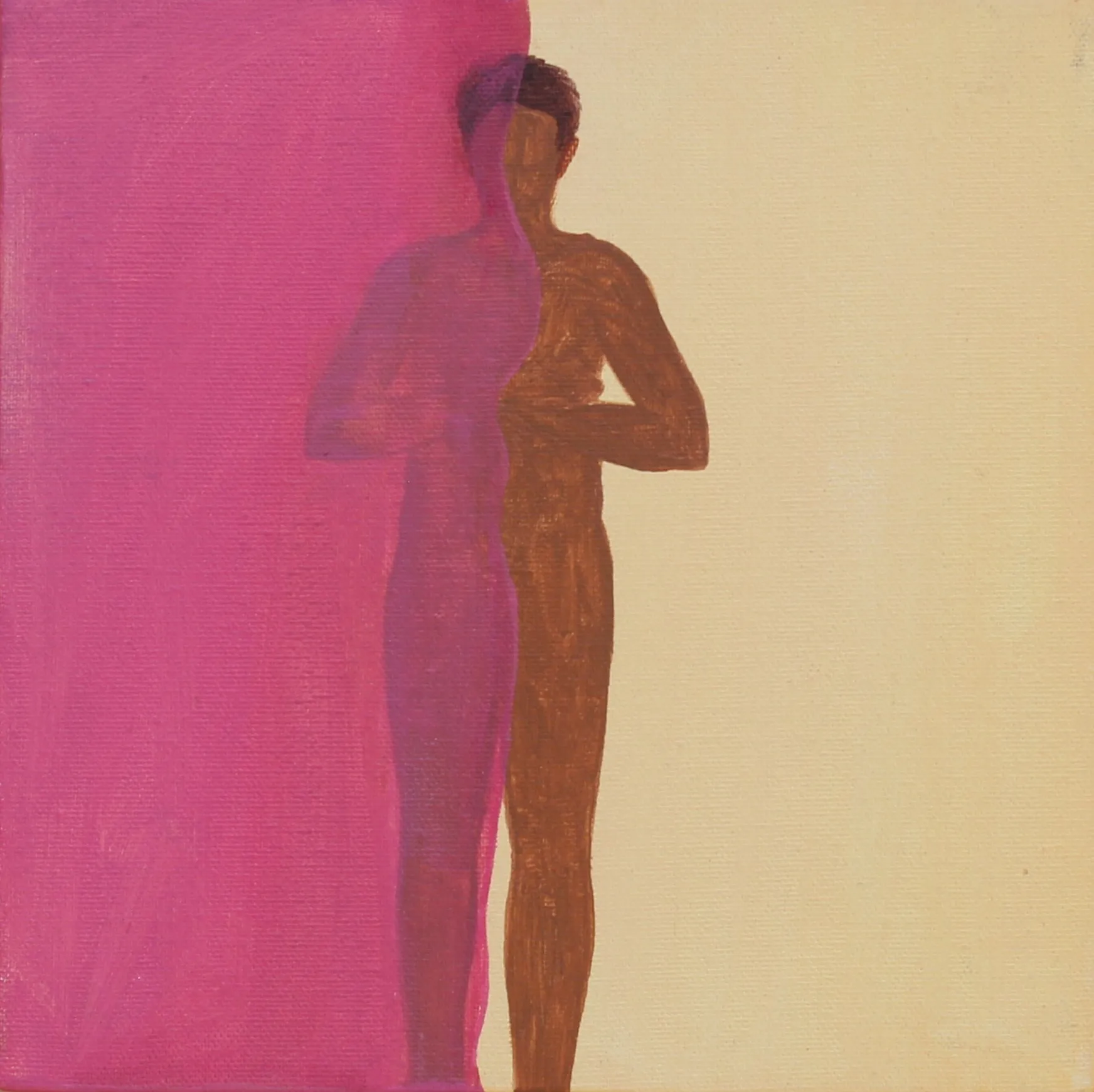Beneath the gaze, 6 by Moni Kumari - Acrylic on canvas