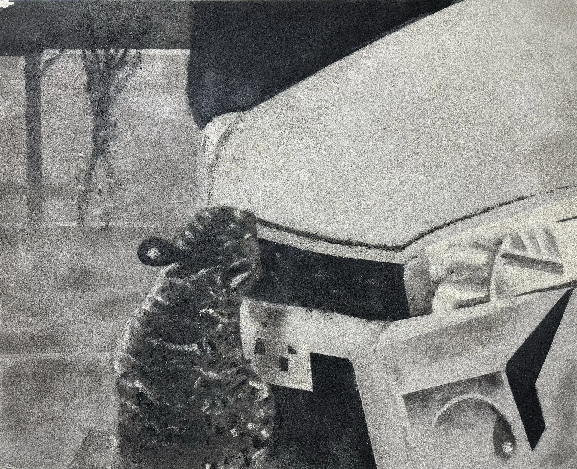 Accident by Deepakk - Ash on canvas