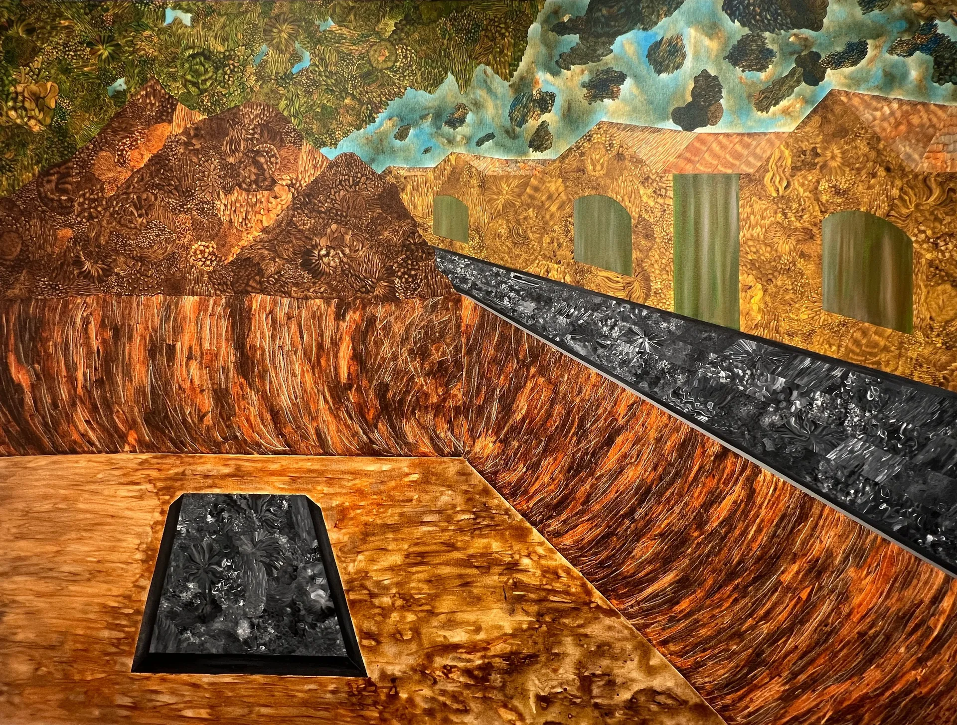 Untitled by Clinton George - Acrylic on canvas