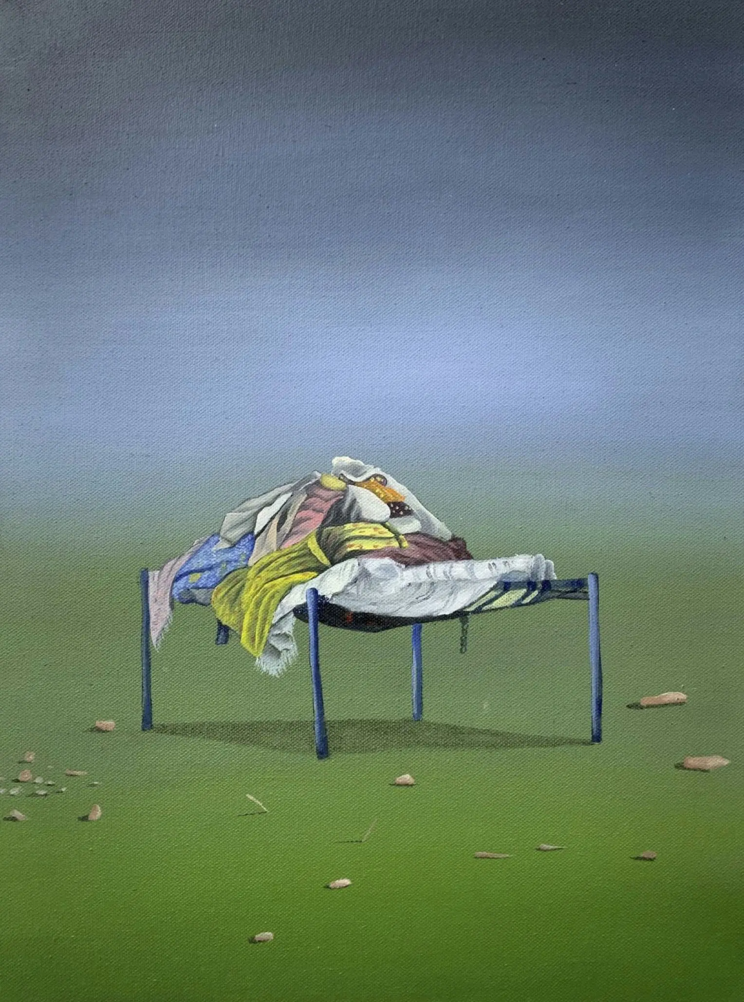 Shelter by Sarika Mehta - Oil on canvas