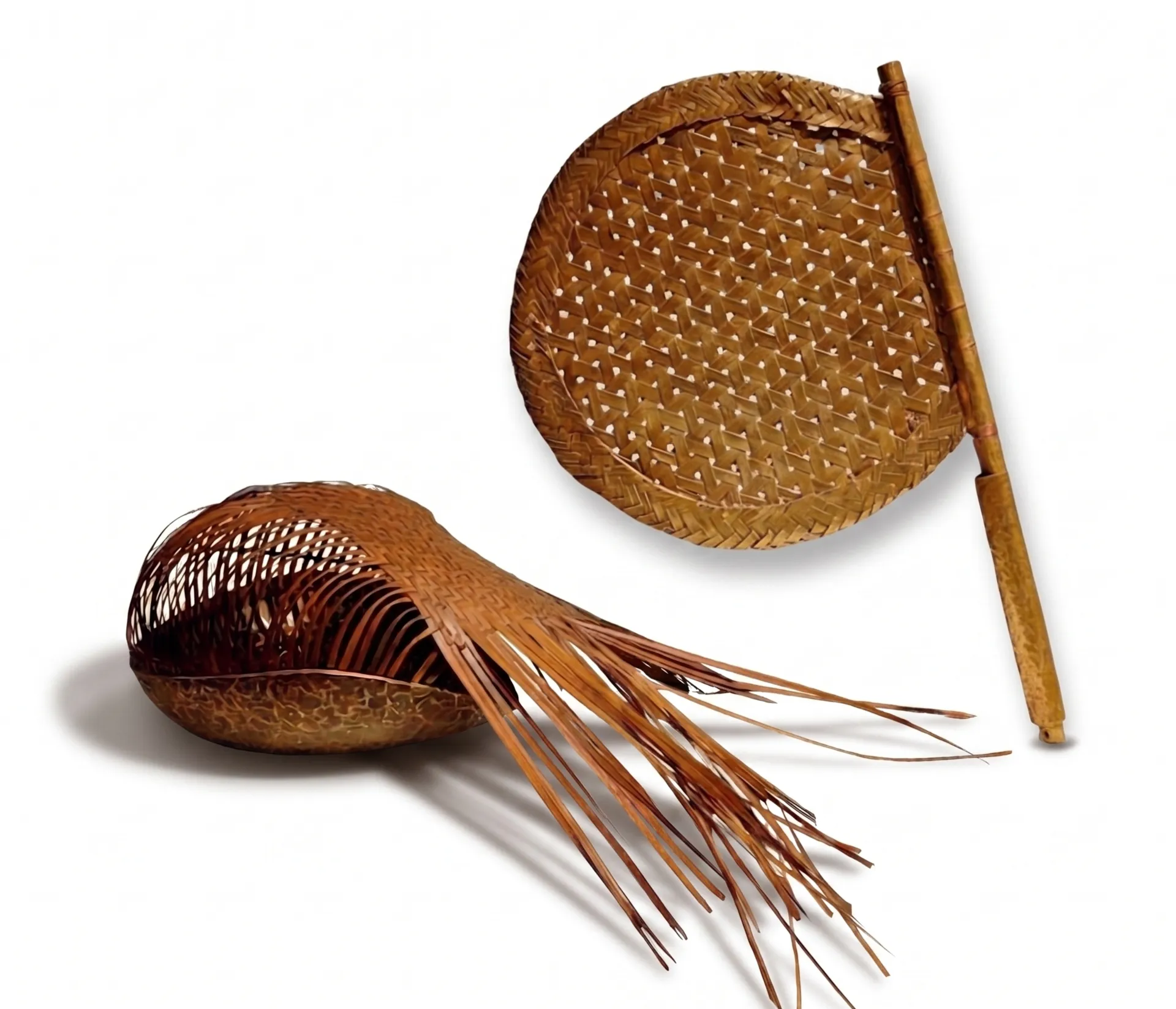 Aaita (grand mother) I by Subhash Deka - Bell metal, brass metal, and bamboo