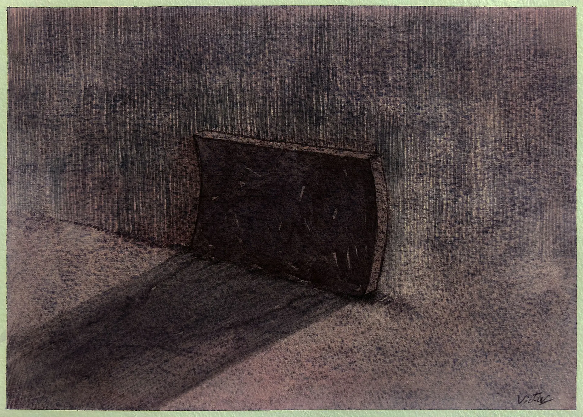 Persistence 4, 7 by Victor Hazra - Watercolor on paper