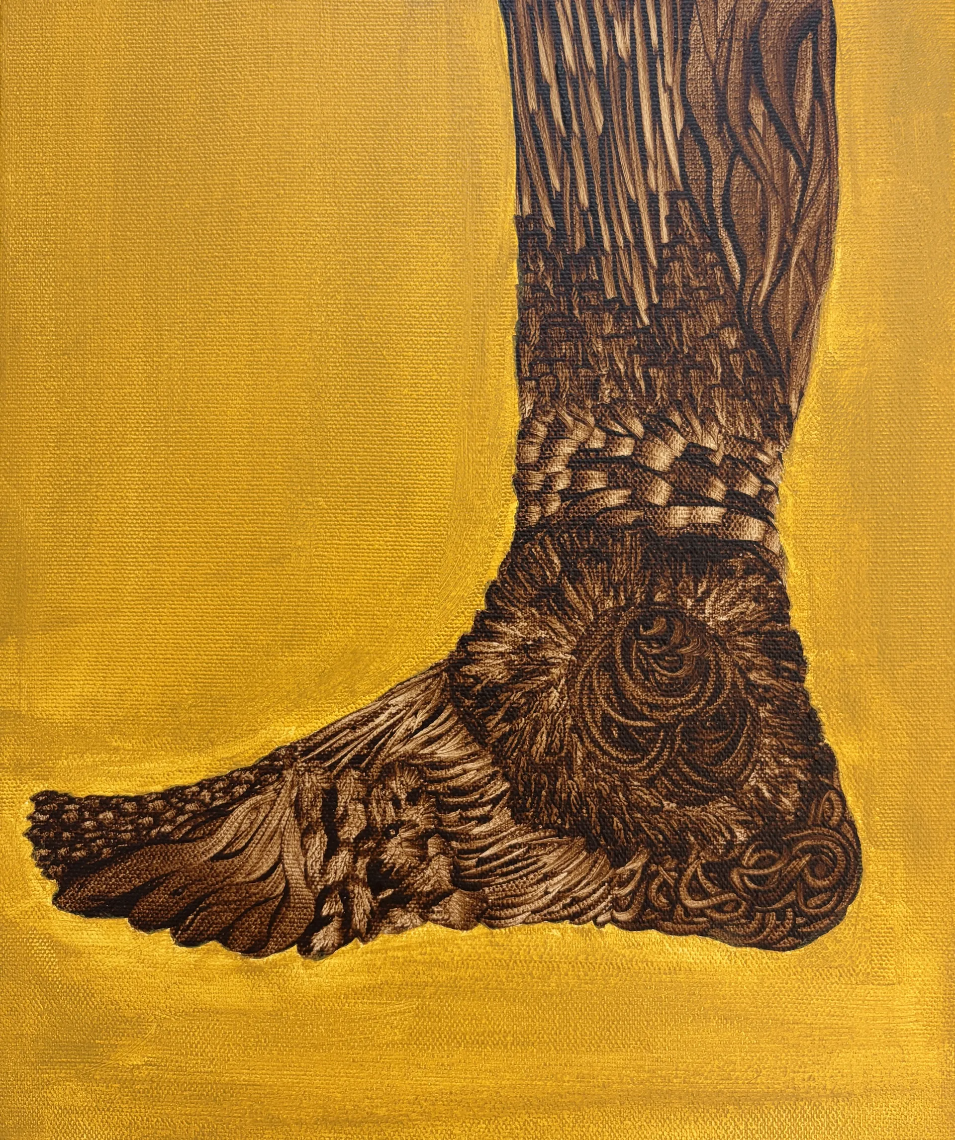 Shank 2 by Clinton George - Acrylic on canvas