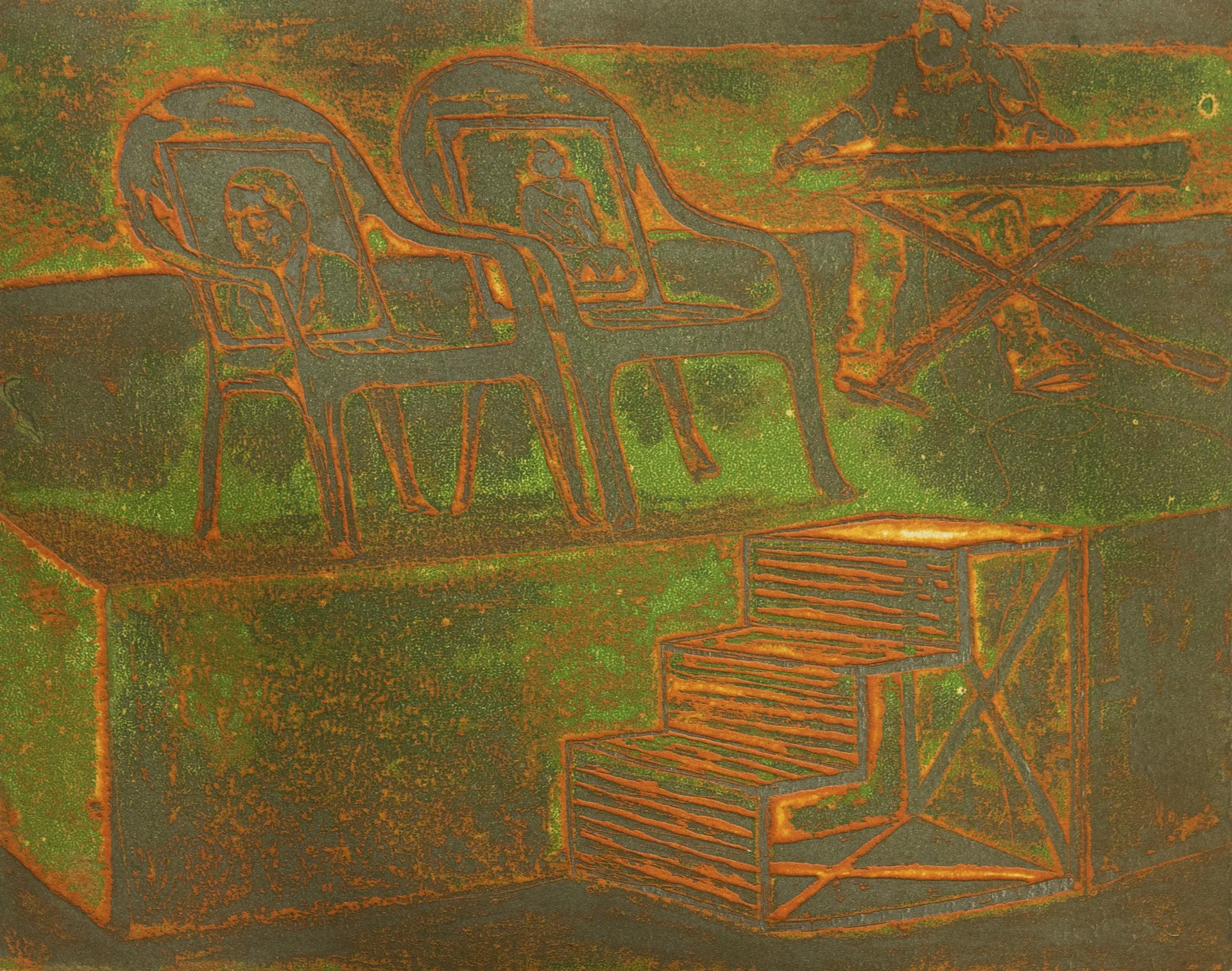 Symphonic revving, 8 by Spandan Mundhe - Viscosity on Fabriano Rosaspina paper