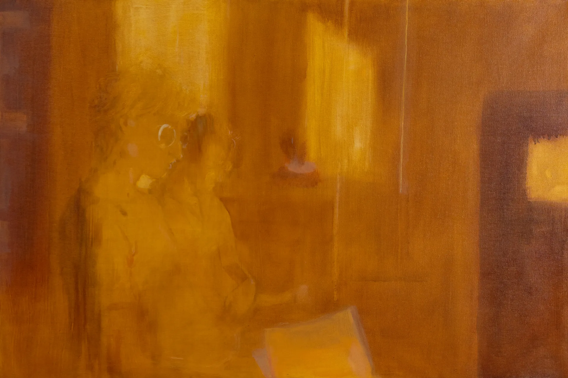 Sun soaked by Shazia Nabeel - Oil on canvas