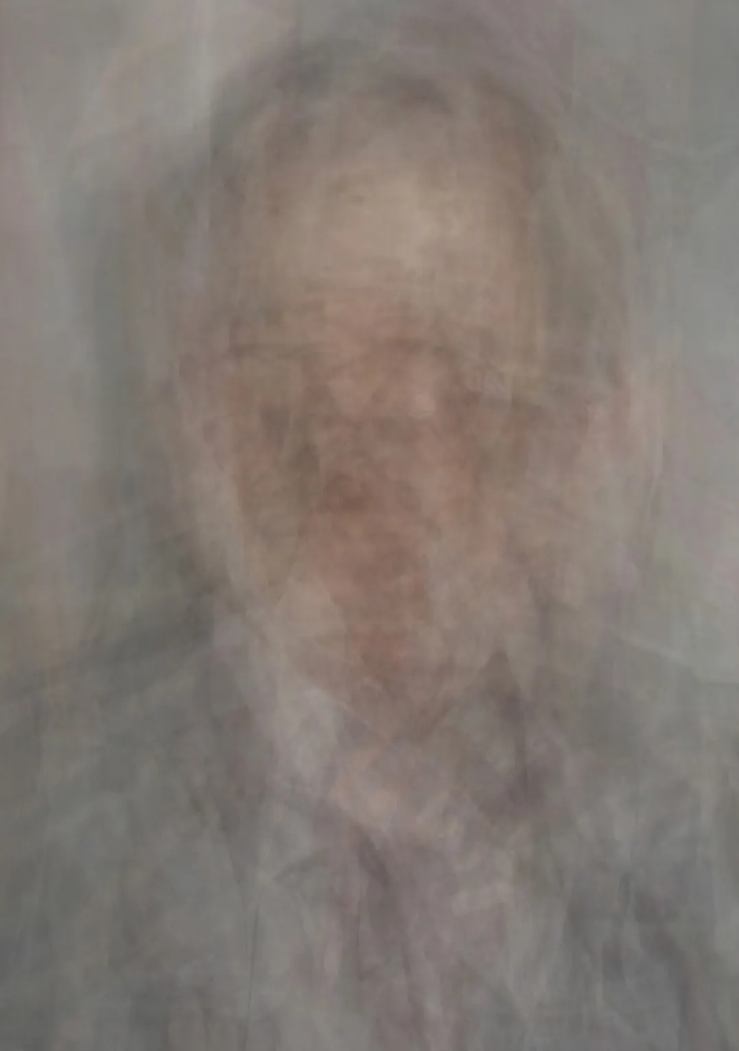 The dictator by Boris Colin Alphonse - Opacity photocollage, 113 photographs of dictators overlapped with varying opacity, archival print on Hahnemühle paper