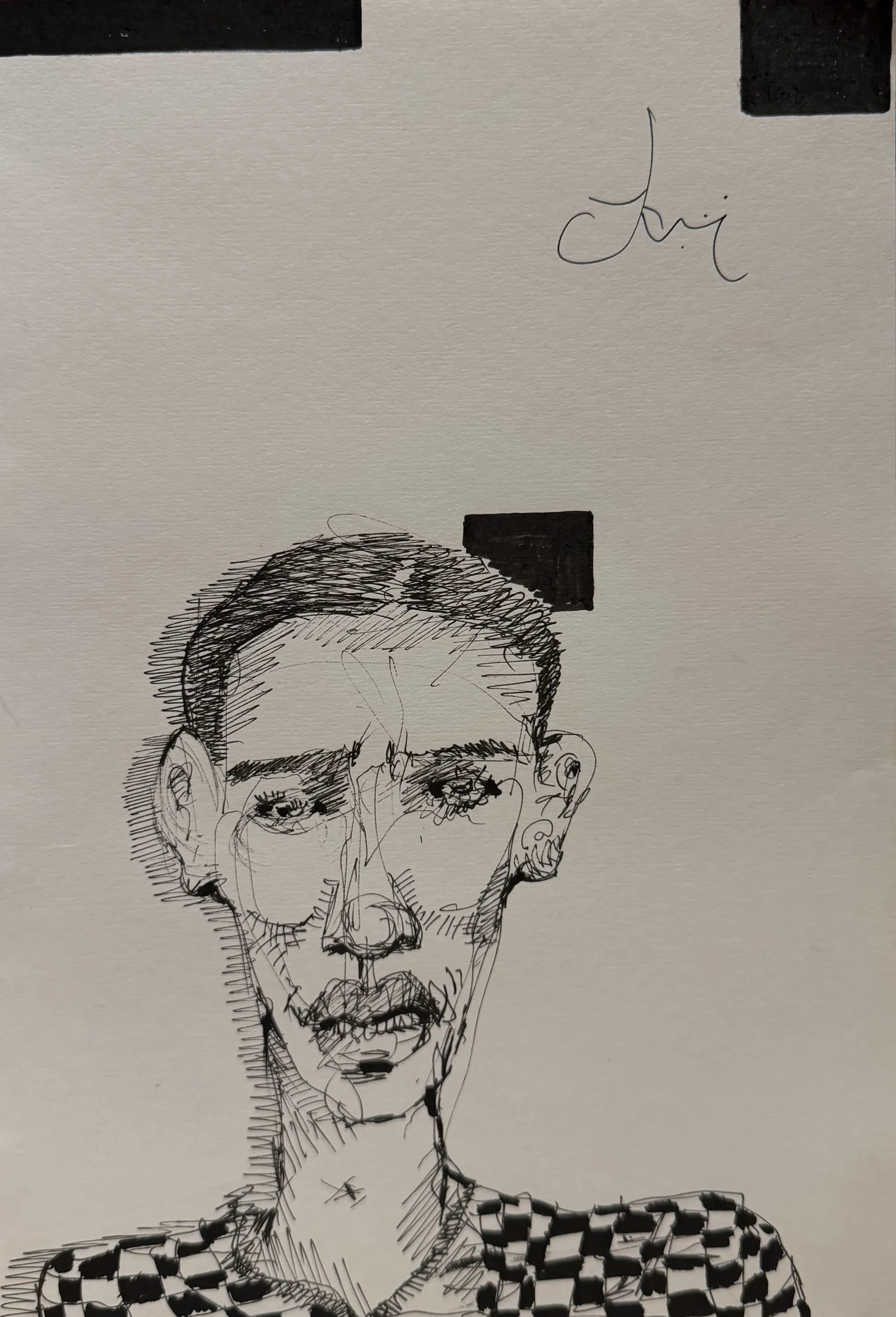 Untitled by Aditiya Singh - Ink on paper