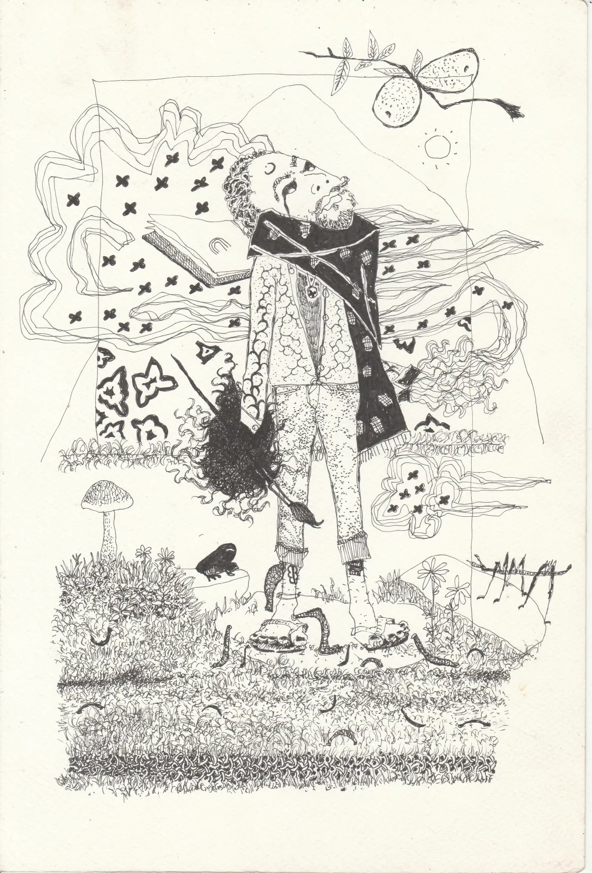 Sabbarjelli by Manu N - Pen on paper