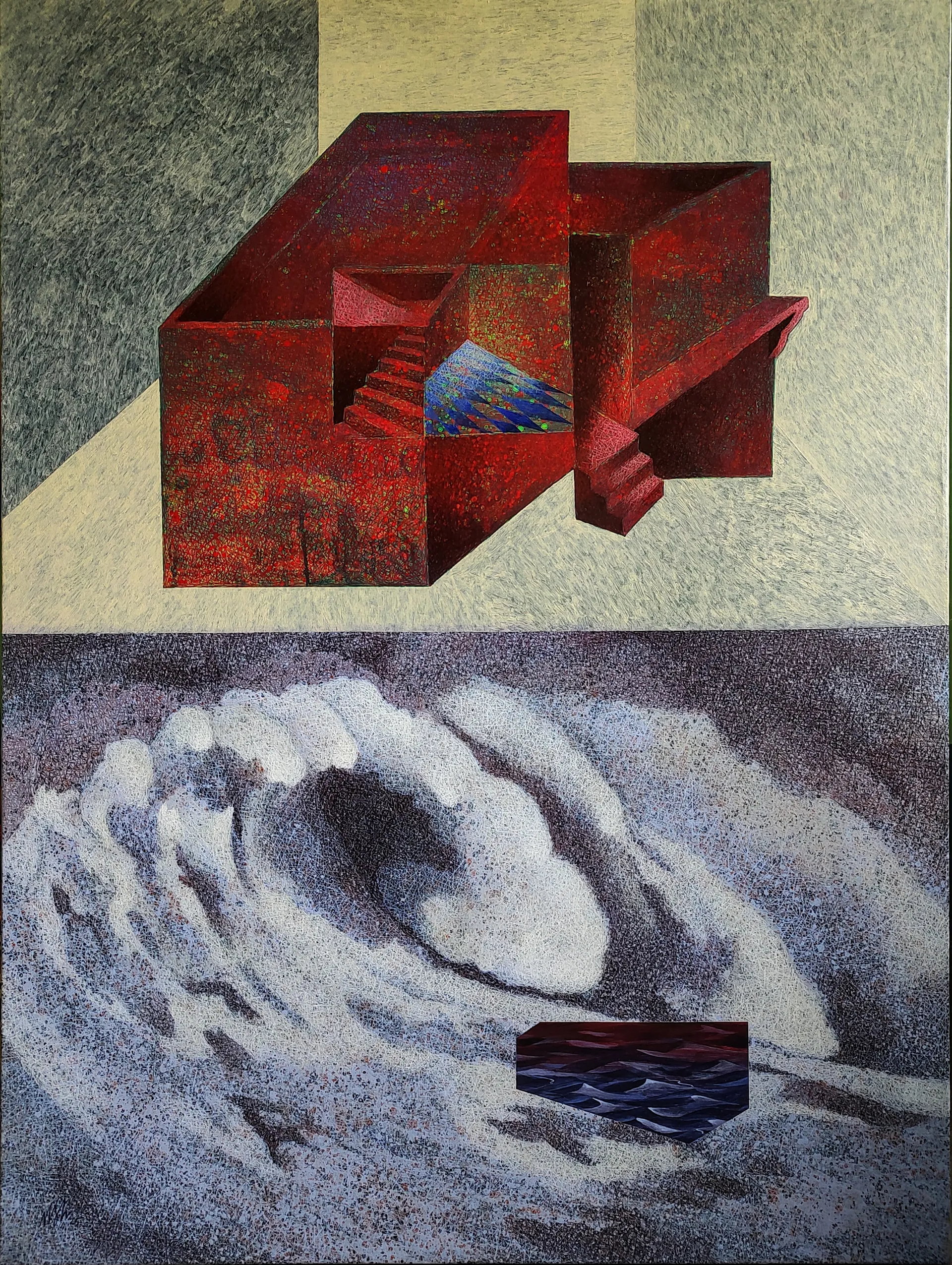 Ambiguity  by Anish Nandy - Acrylic on canvas 