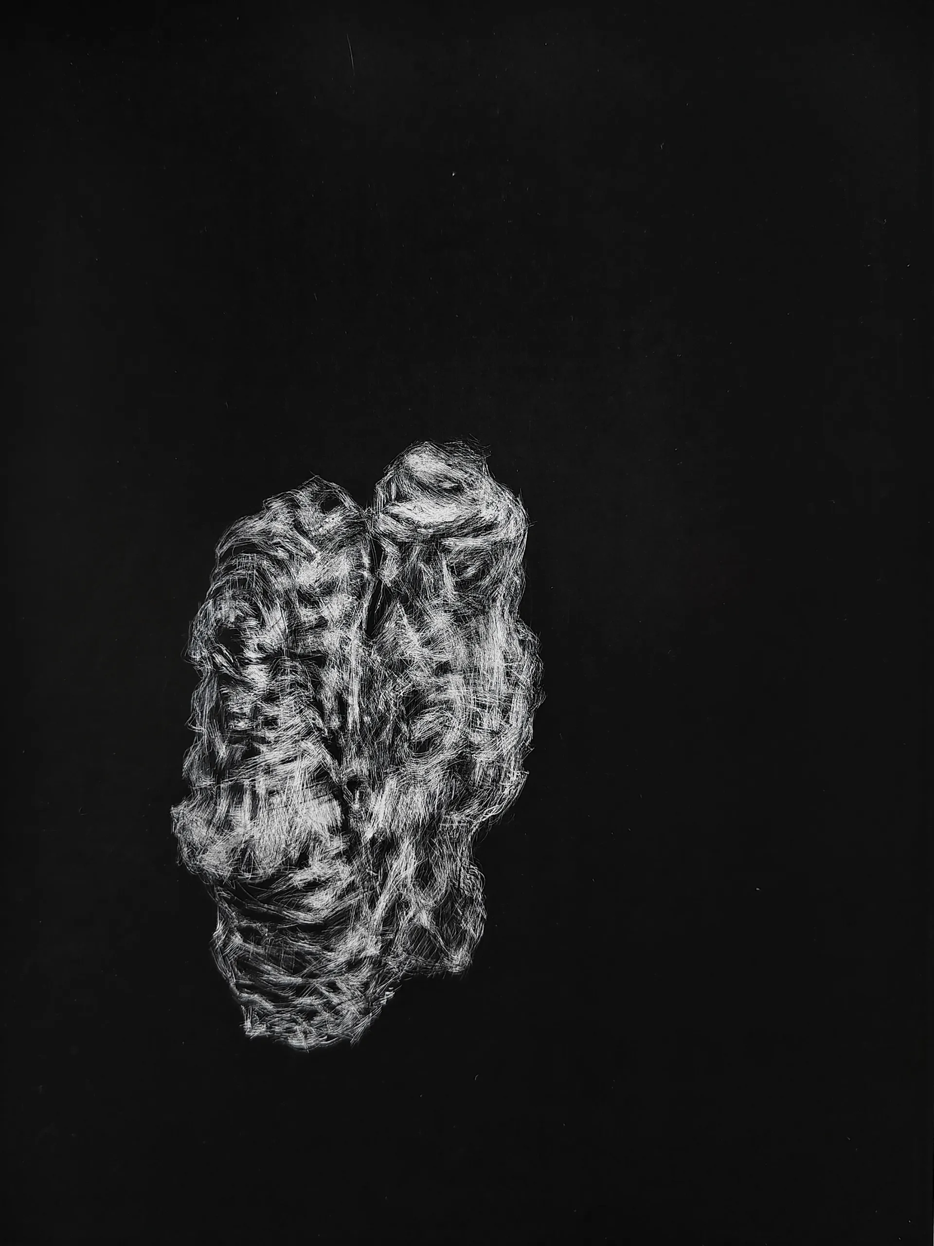 Presence of absence, 2 by Akartha Halder - Laser print on paper
