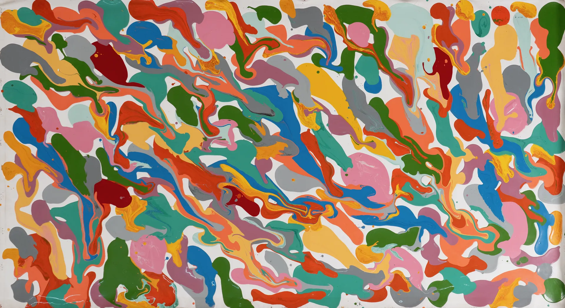Entropy 4 by Pankaj Vishwakarma - Automotive paint on canvas