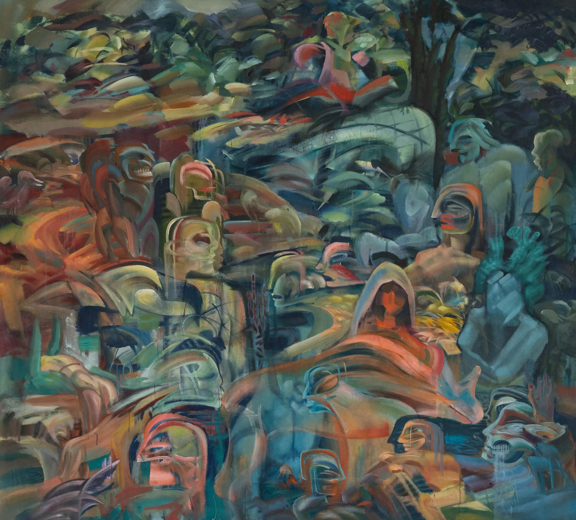 Untitled by Virendra Maurya - Acrylic on canvas