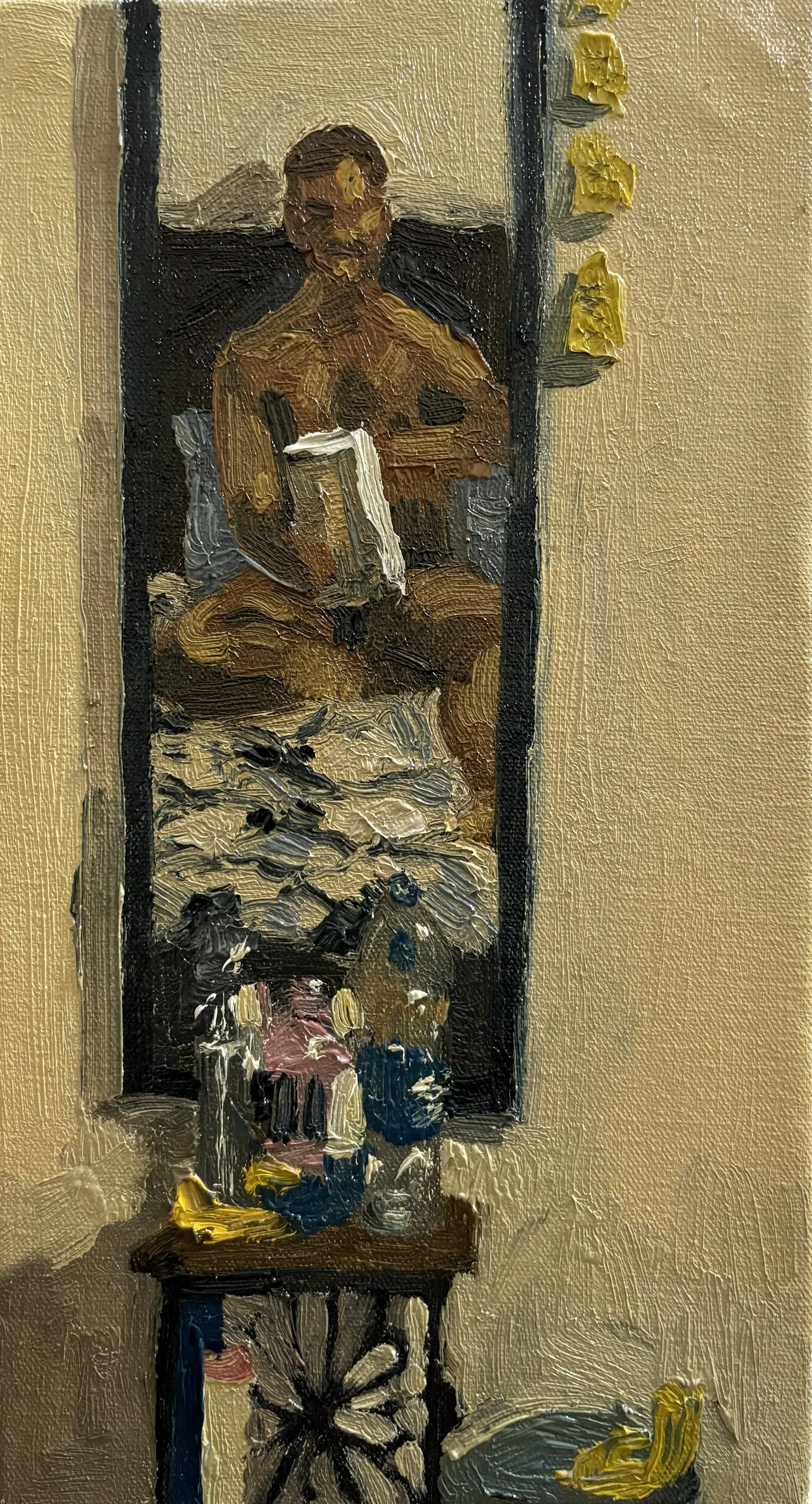 Mirror mirror on the wall by Akshit Satyarthi - Oil on canvas