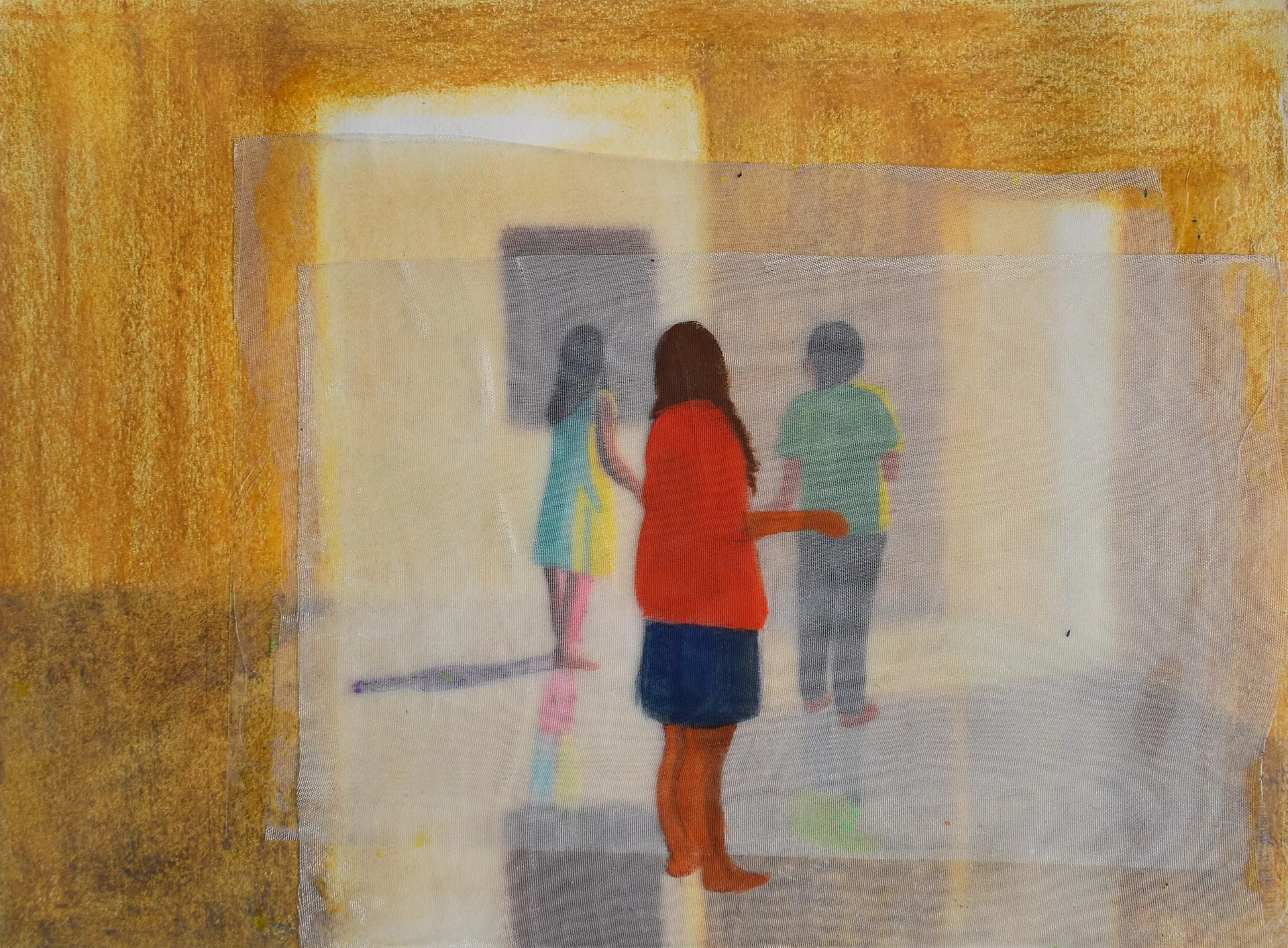 Untitled by Gayathri A P  - Mixed media on paper