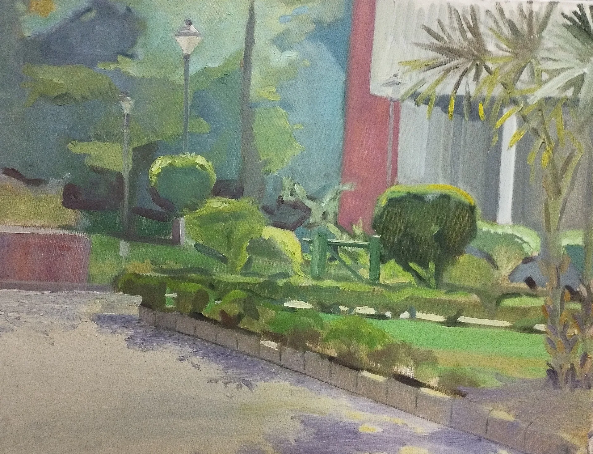 Landscape 01 by Paras Rawat - Oil on canvas