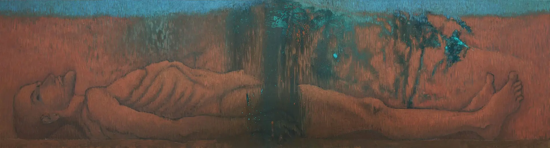 Persistence, 3 by Victor Hazra - Acrylic and color pigments on canvas