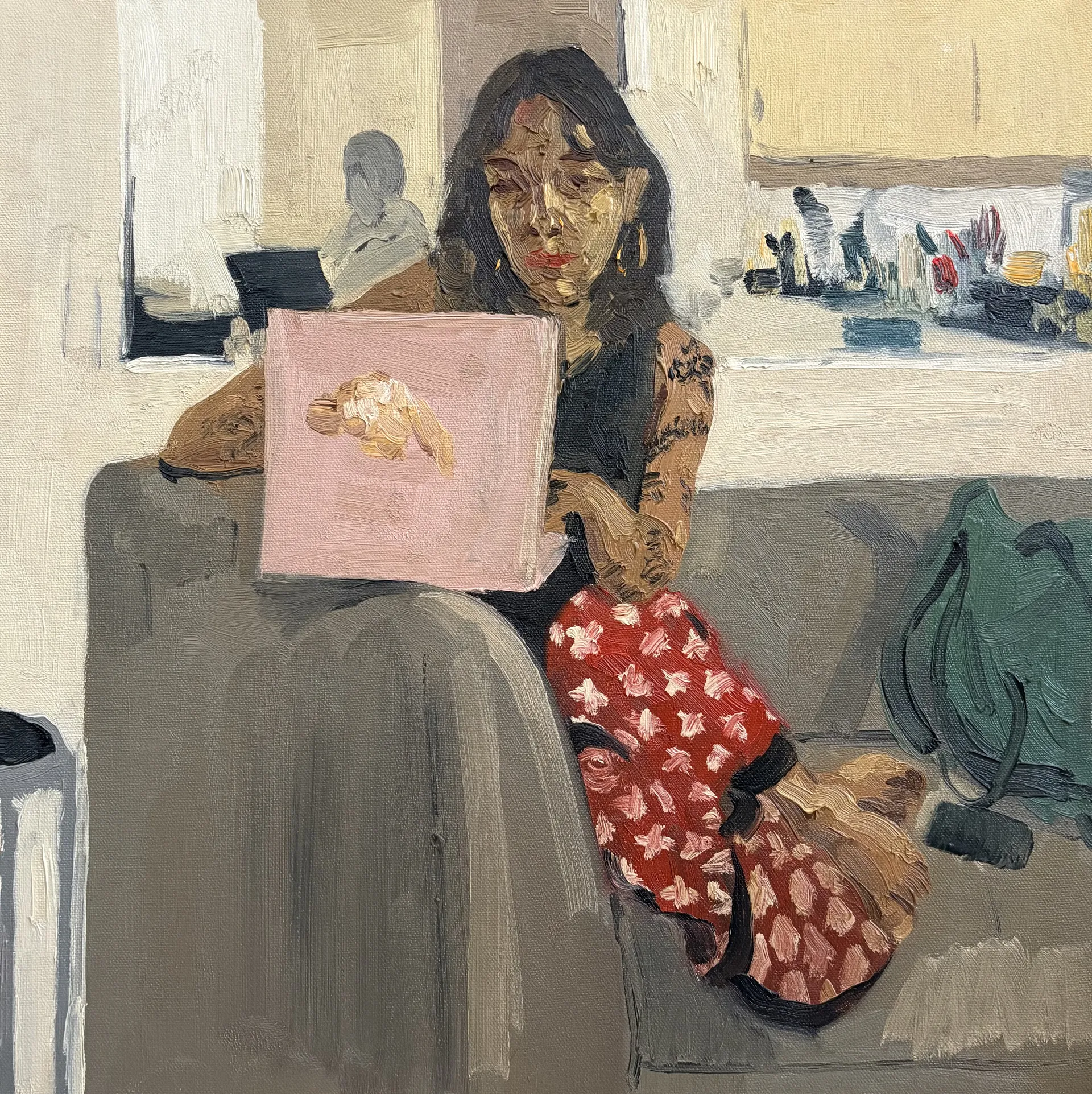 Atia by Akshit Satyarthi - Oil on canvas