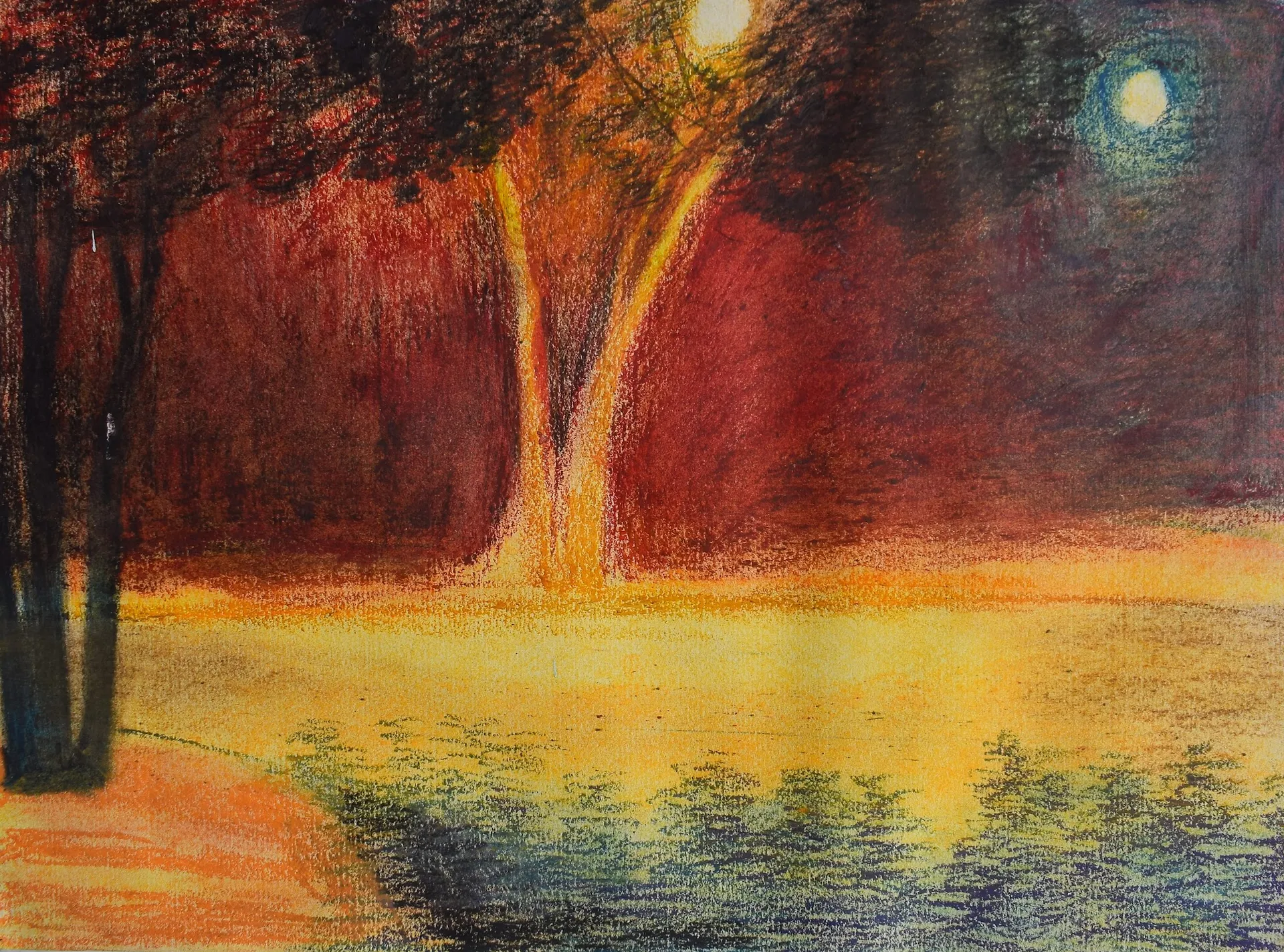 Untitled by Gayathri A P  - Mixed media on paper