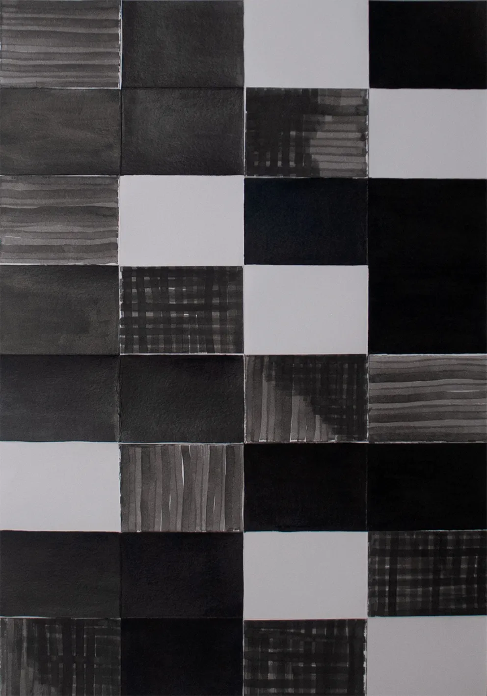 Untitled #3, 3 by Urvi Sethna - Ink on archival paper