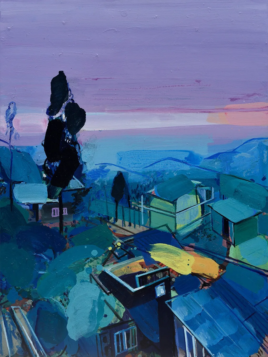 Himalaya & notes - 1 by Uday Mondal - Acrylic on canvas
