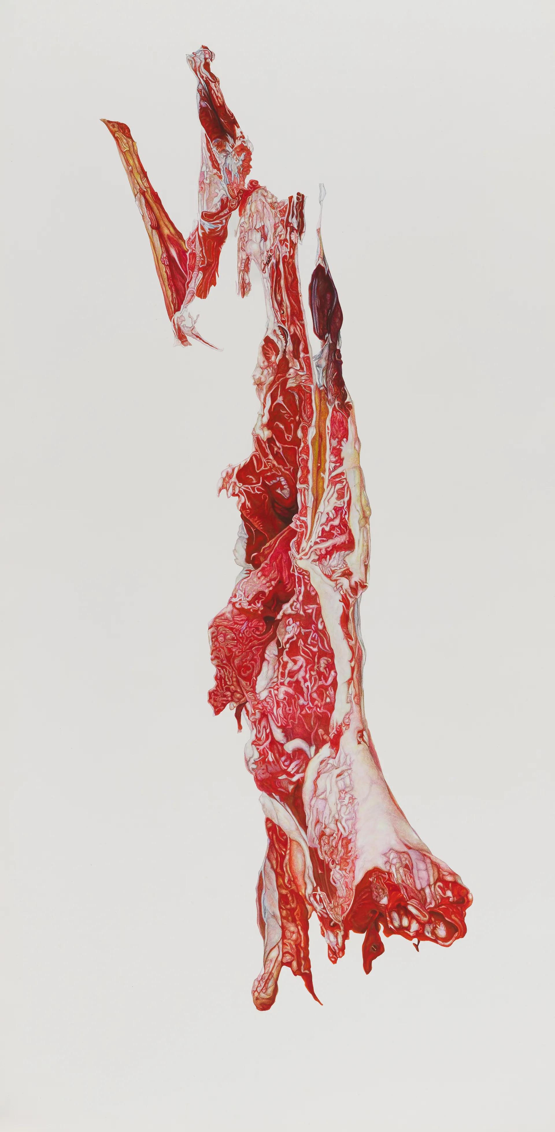 How long does fear last? by Nabanita Guha - Watercolor on Fabriano paper