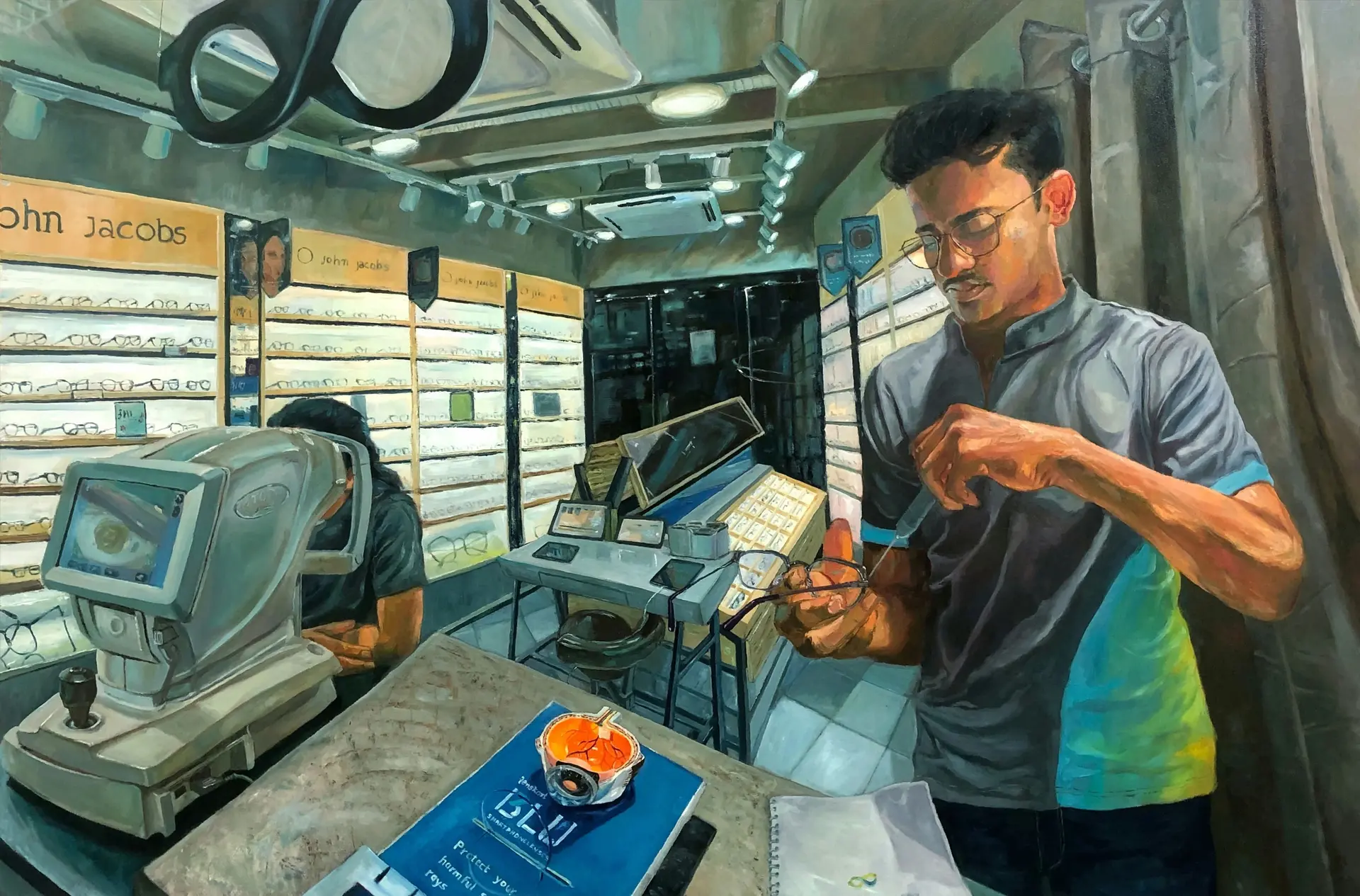 Untitled  by Jyotismriti Bordoloi - Oil on canvas