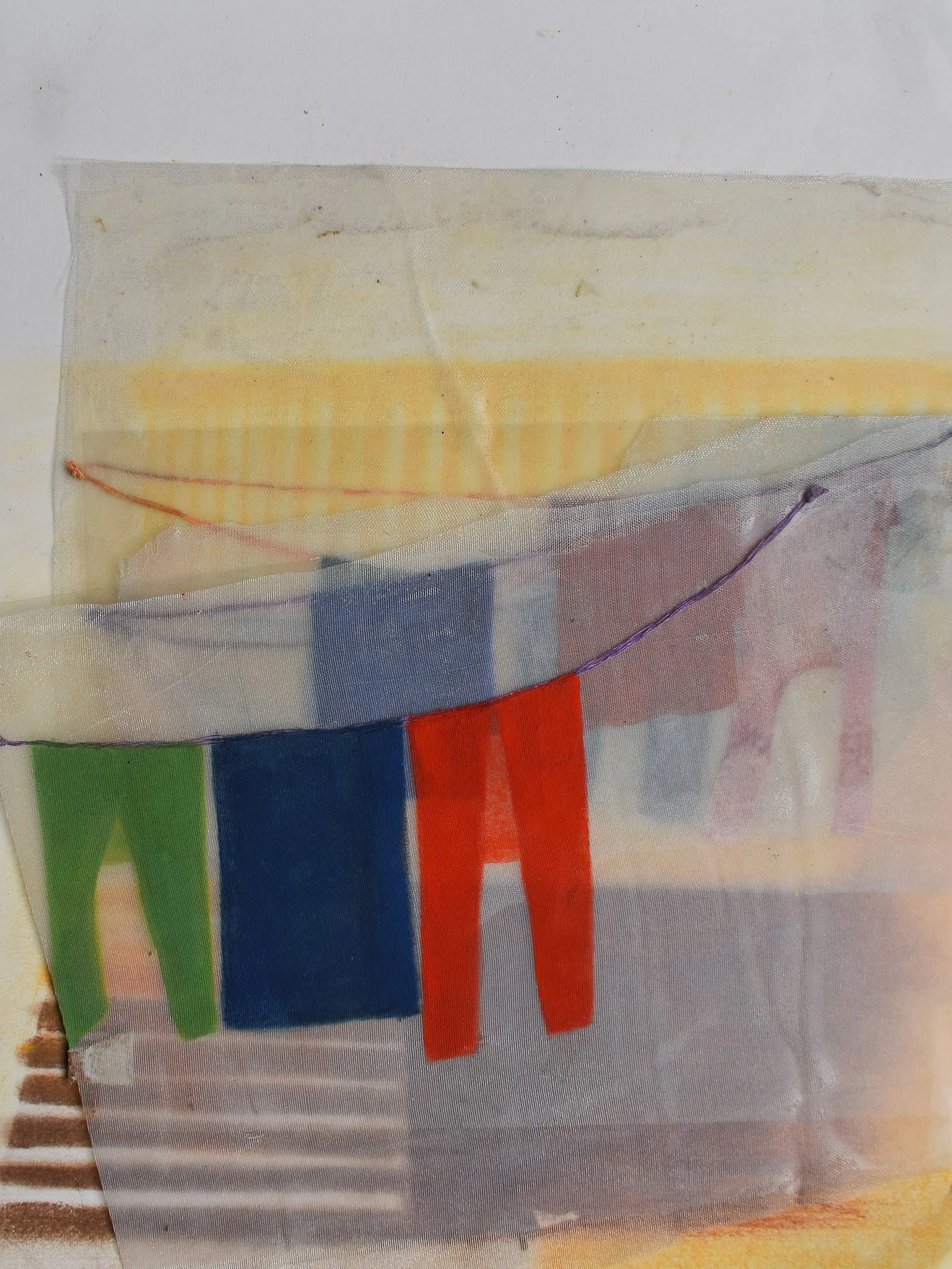 Untitled by Gayathri A P  - Mixed media on paper