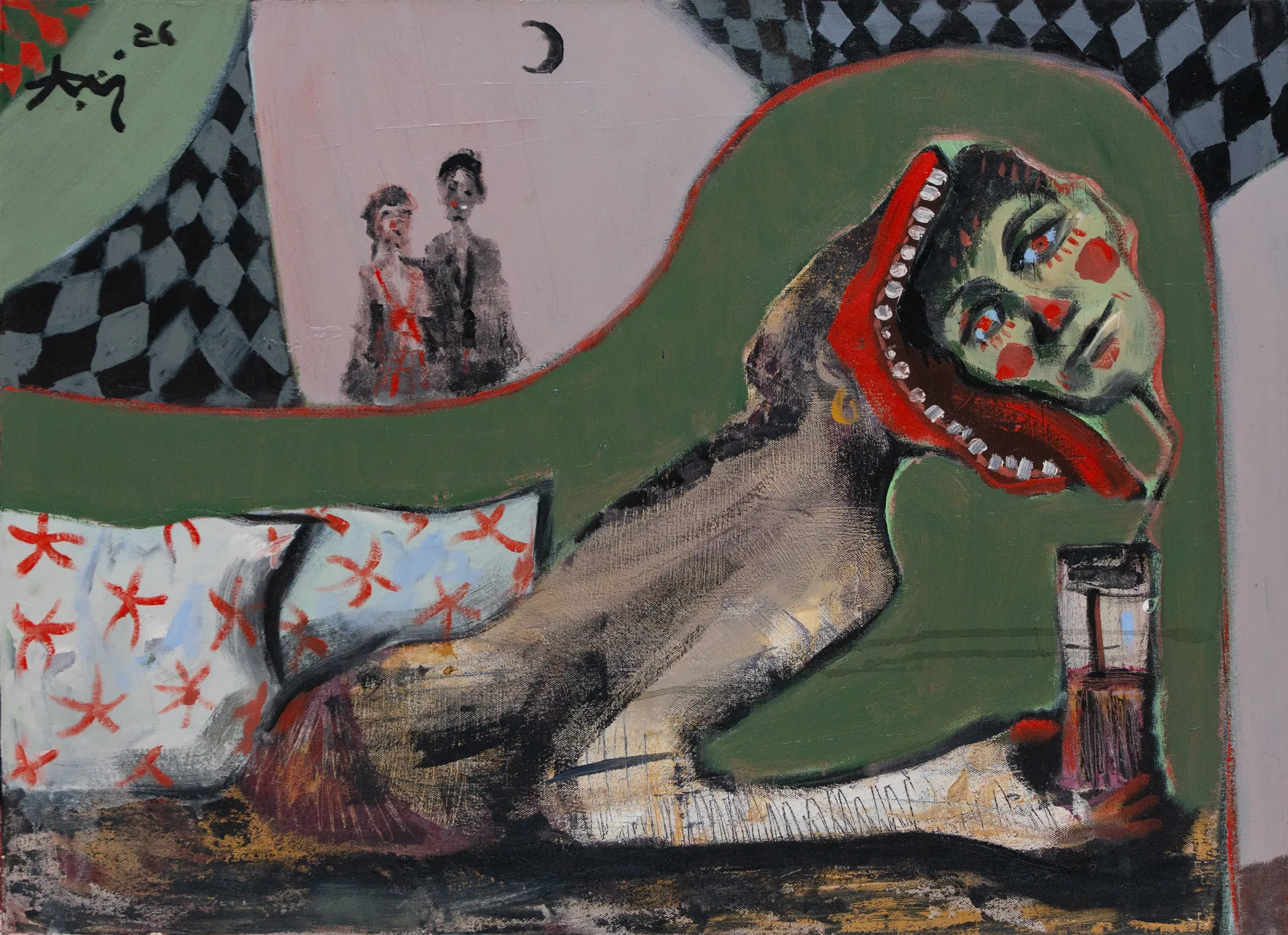 Consumed by Aditiya Singh - Acrylic on canvas