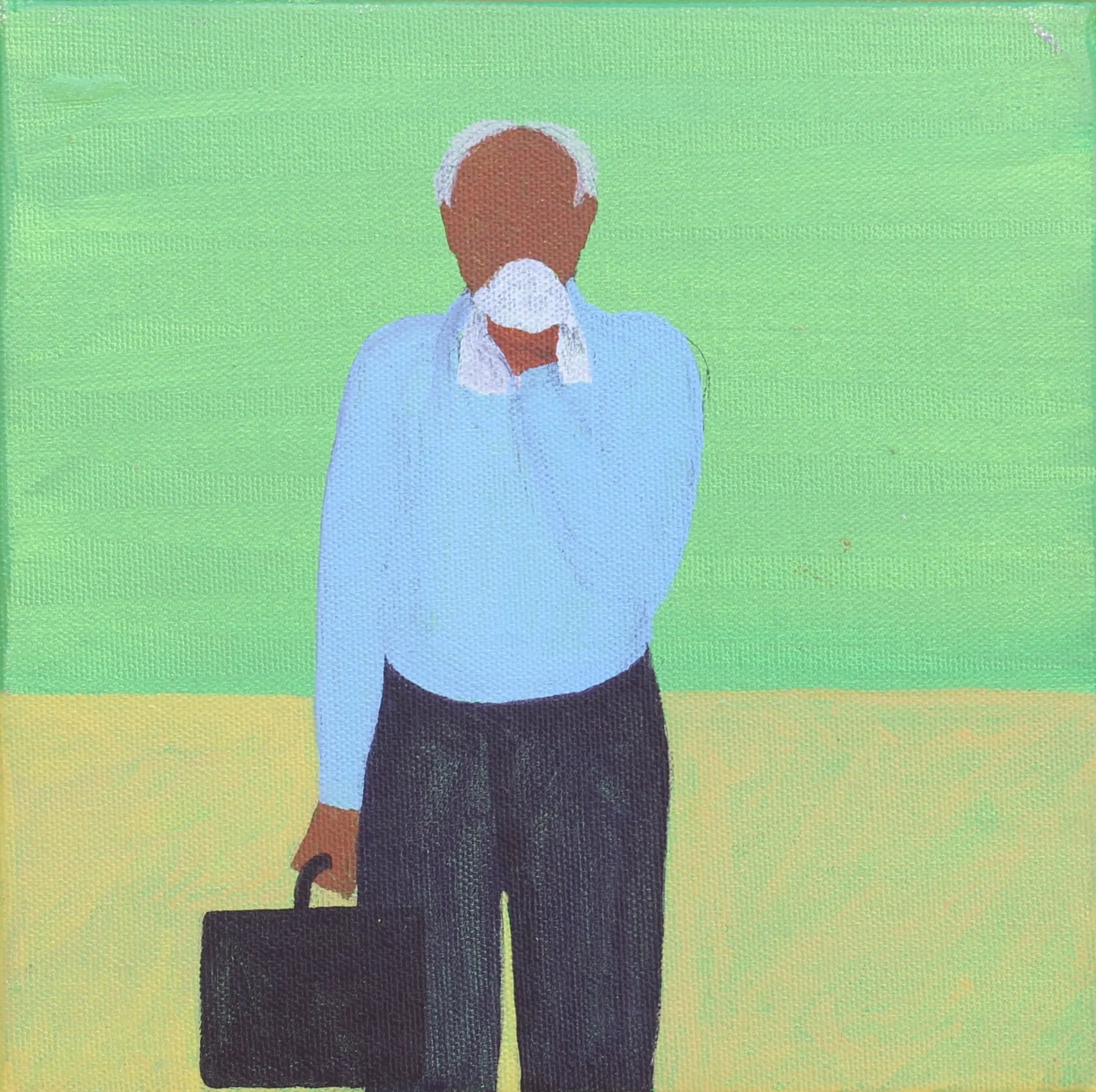 Beneath the gaze, 10 by Moni Kumari - Acrylic on canvas