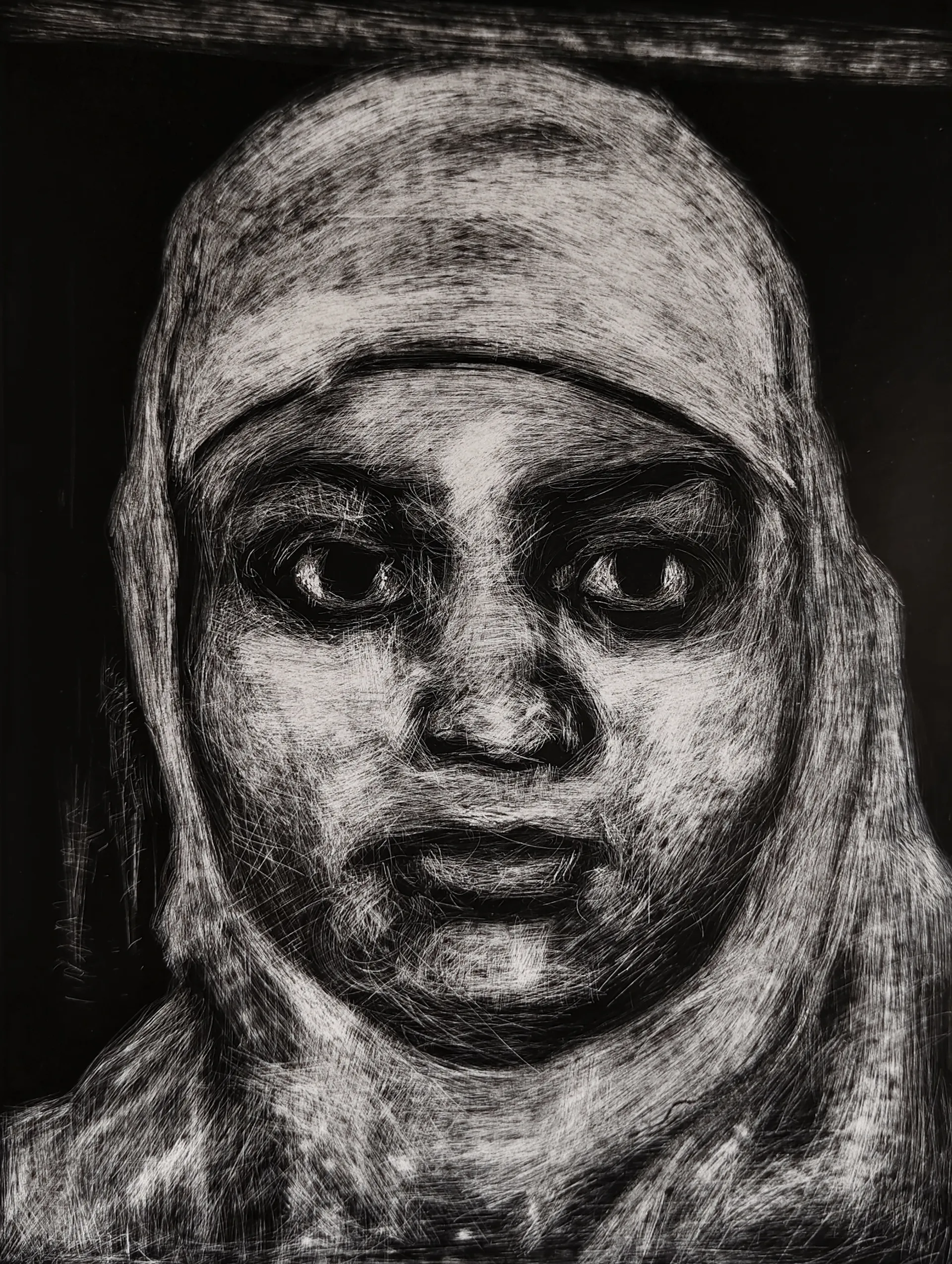 Presence of absence, 10 by Akartha Halder - Laser print on paper