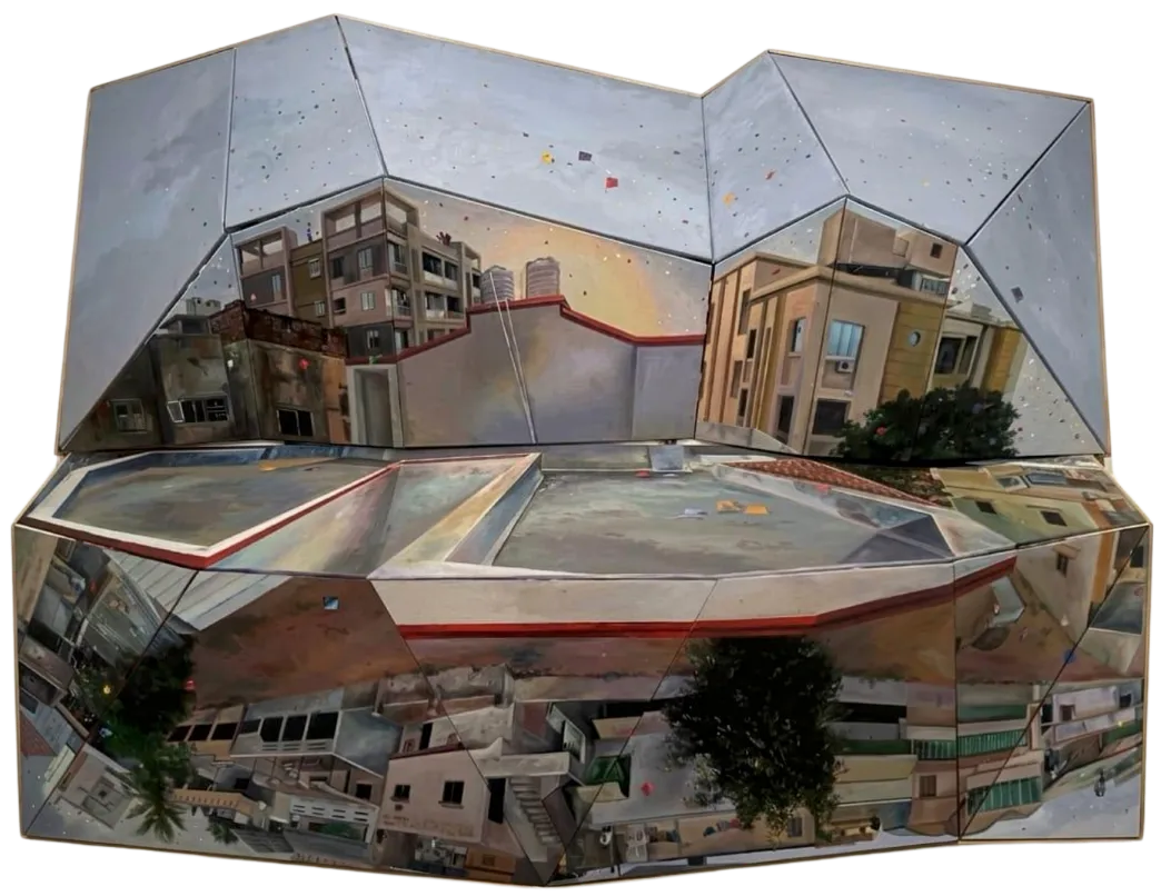 Hope series, 2 by Joseph J Joseph - Oil painting on canvas, plywood panels