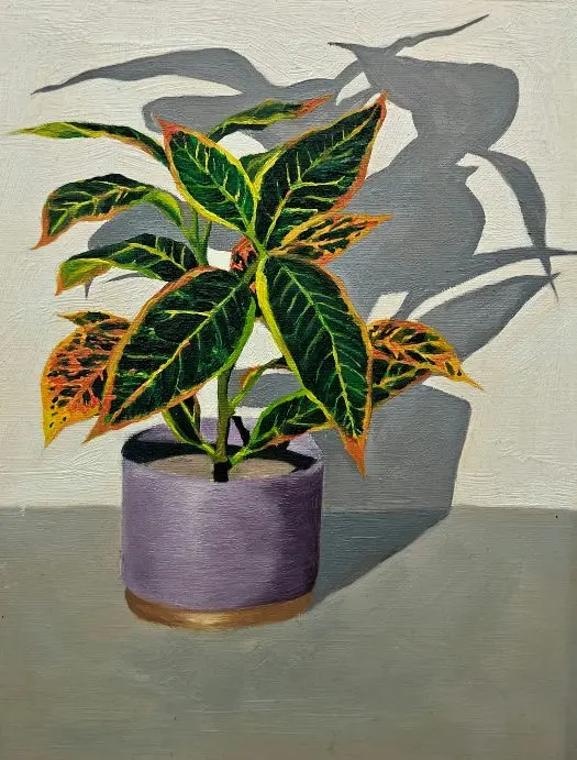 Untitled by Bhavana Parakh - Oil paint on Canson oil sheet