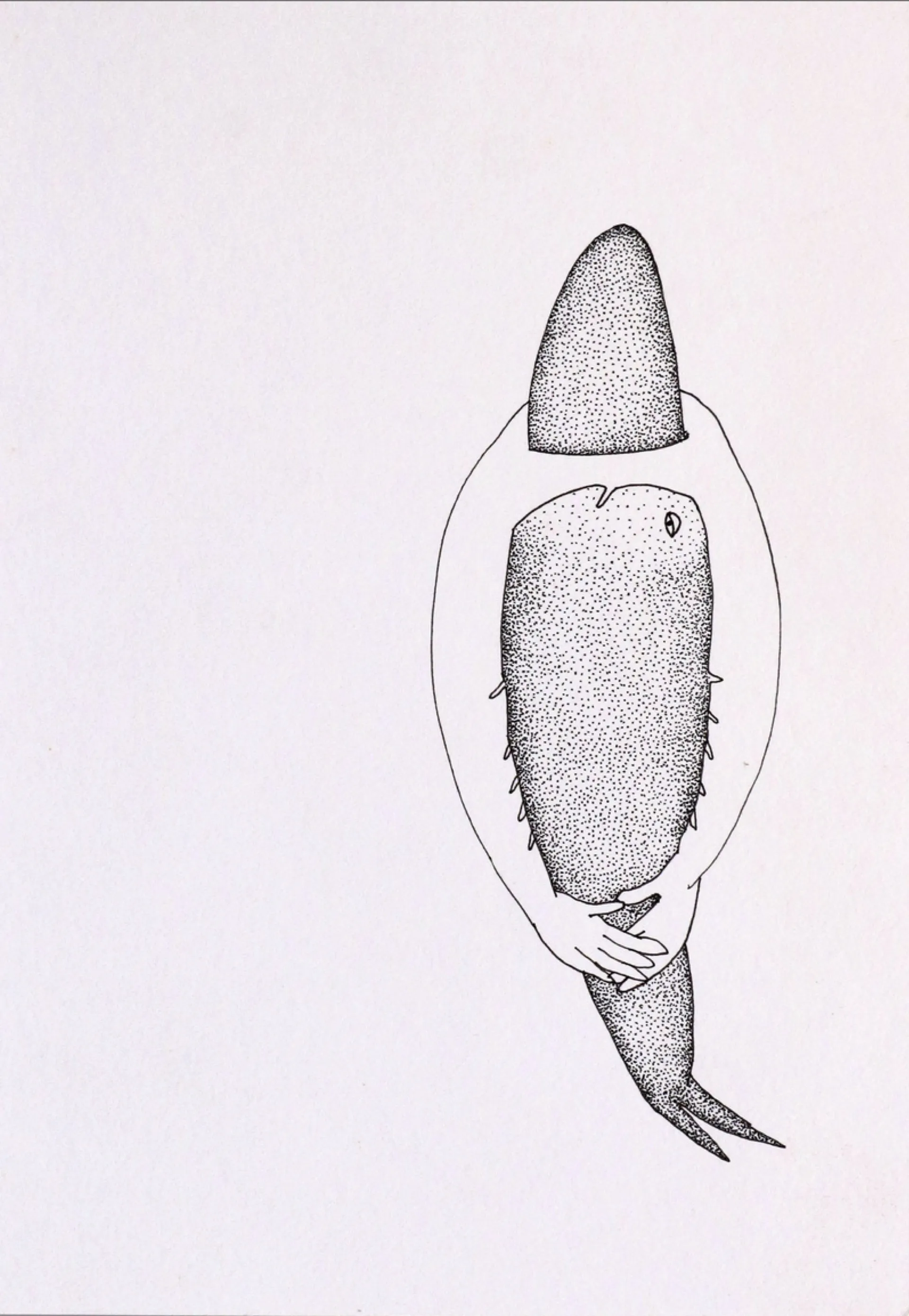 D-1, 1 by Preksha Tater - Pen on paper