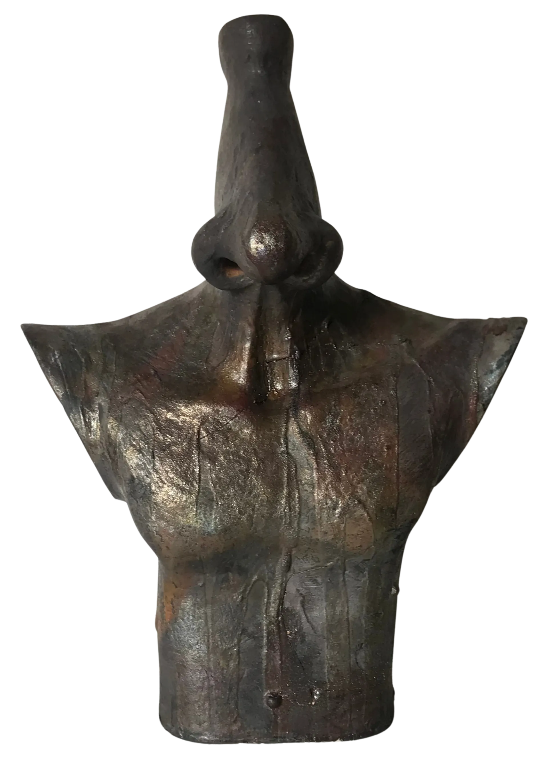 The faces of the unknown, 1  by Tapan Moharana - Ceramic