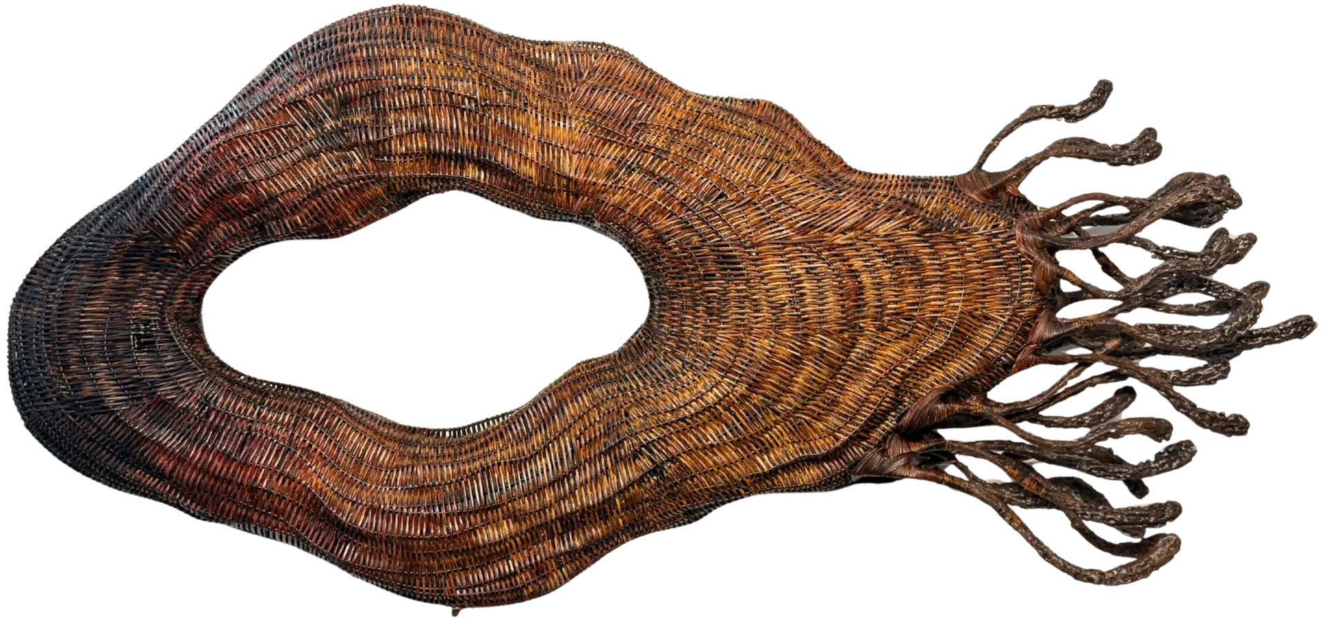 Metamorphosis of the guild by Manjit Gogoi - Mixed media (cane and iron)