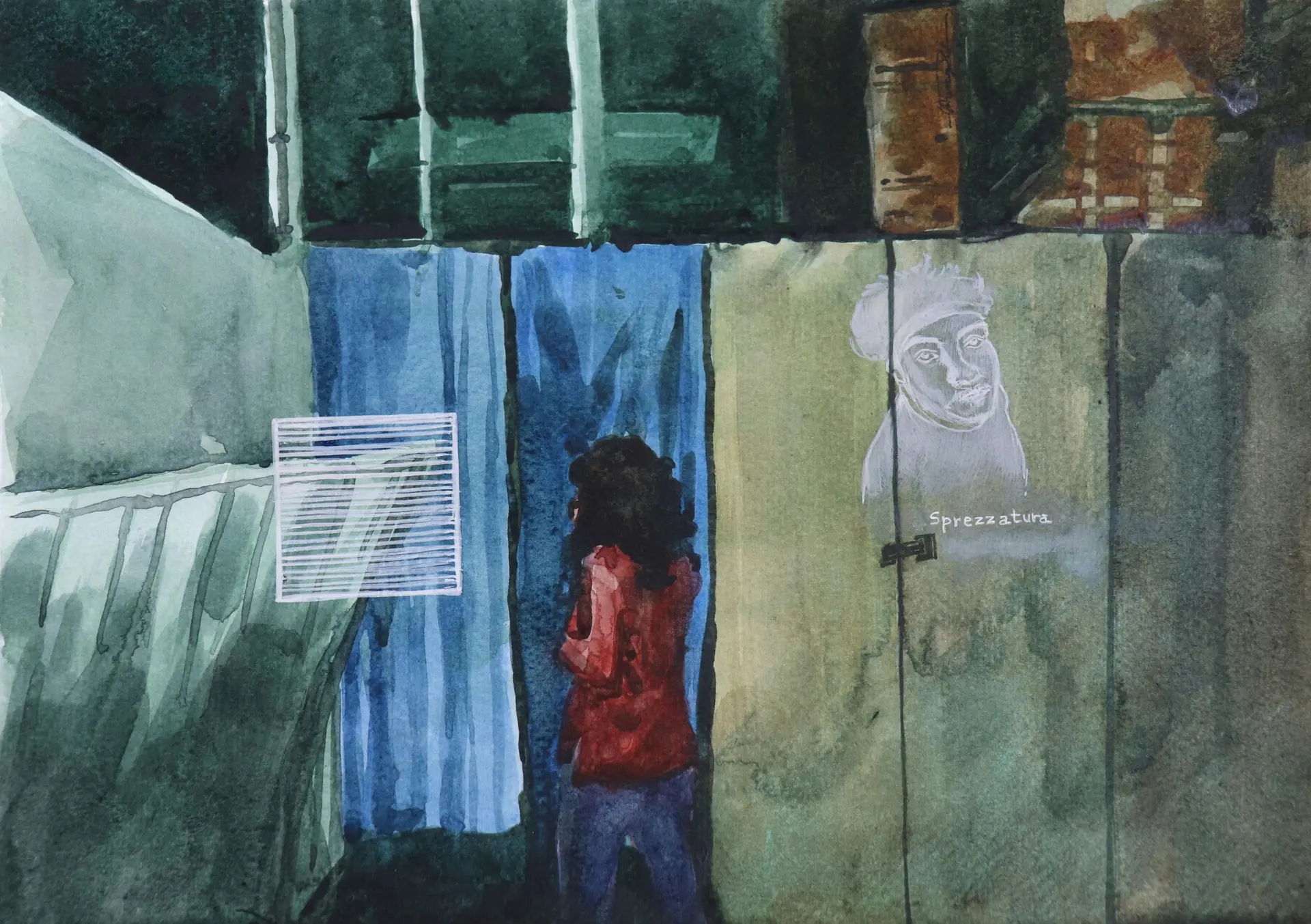Additiyo by Anurag Paul - Watercolor on paper