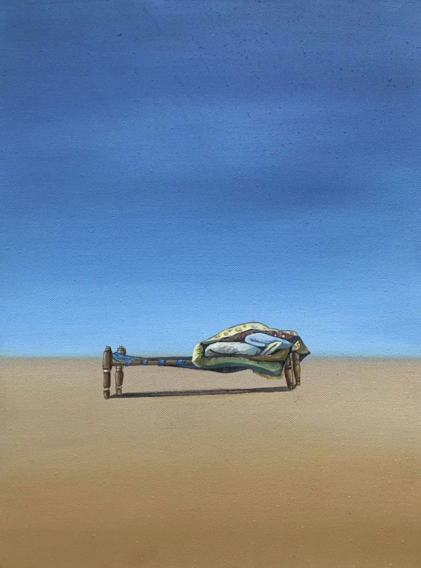 Shelter by Sarika Mehta - Oil on canvas
