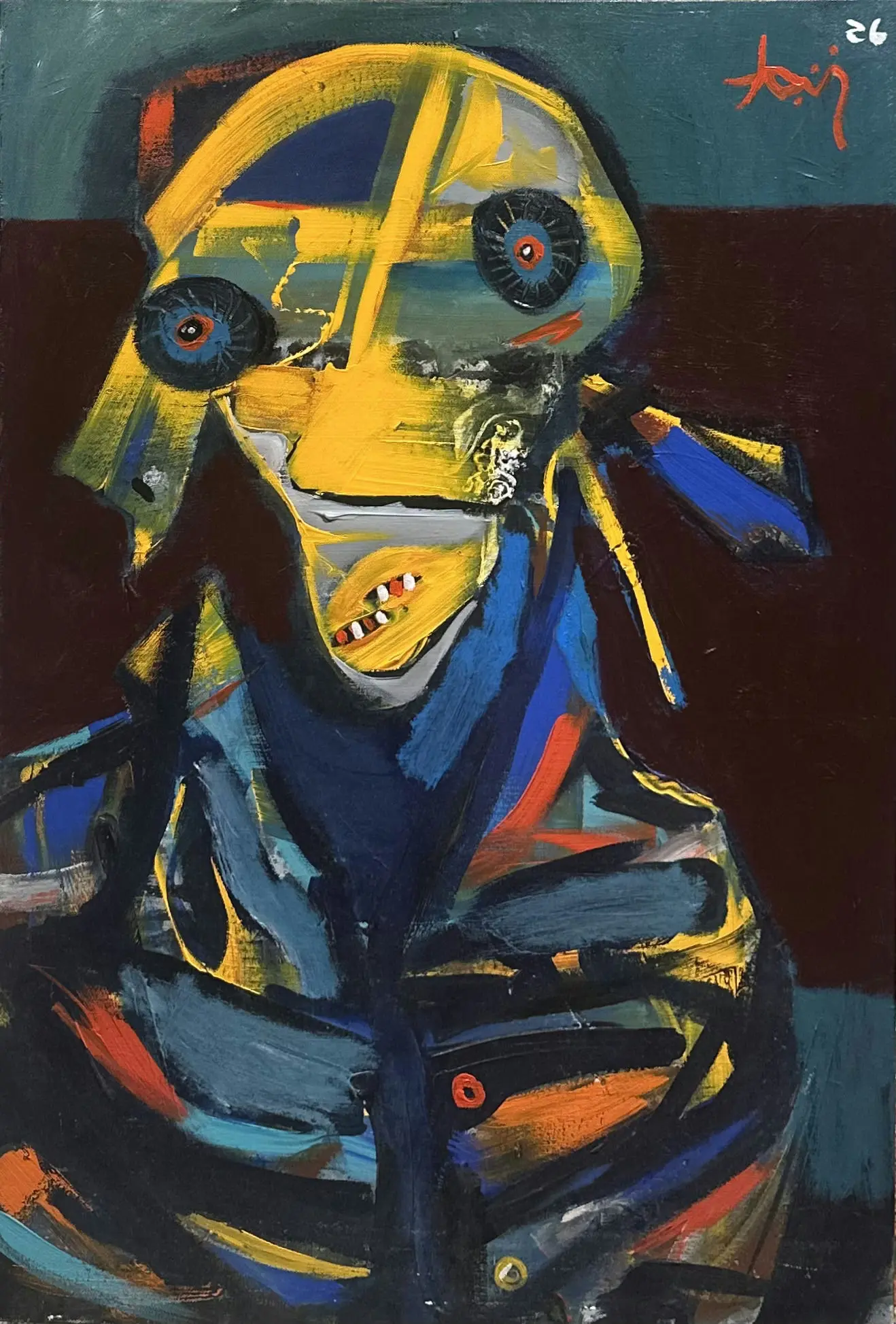 Untitled by Aditiya Singh - Acrylic on canvas