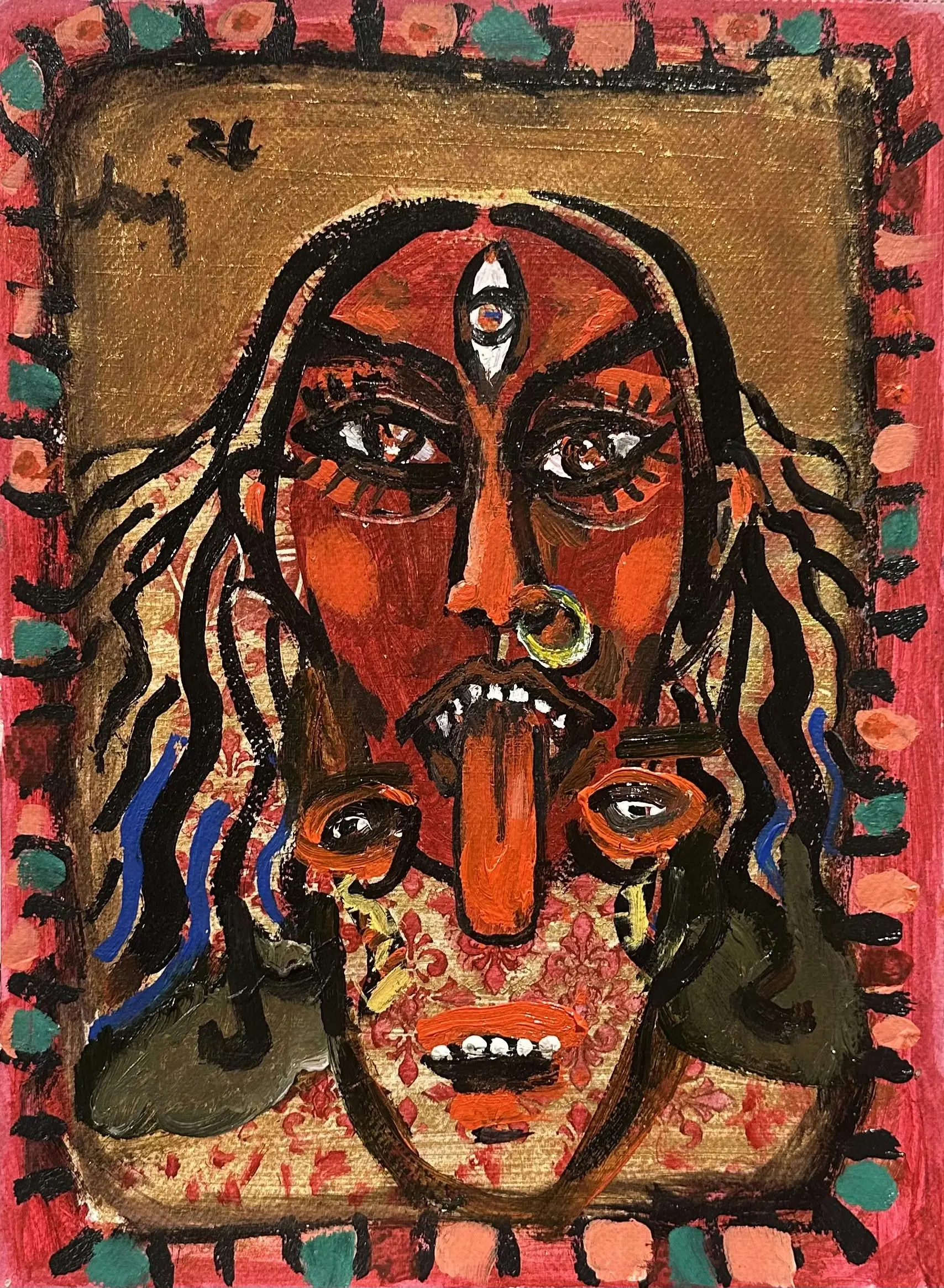 She was right by Aditiya Singh - Acrylic on canvas