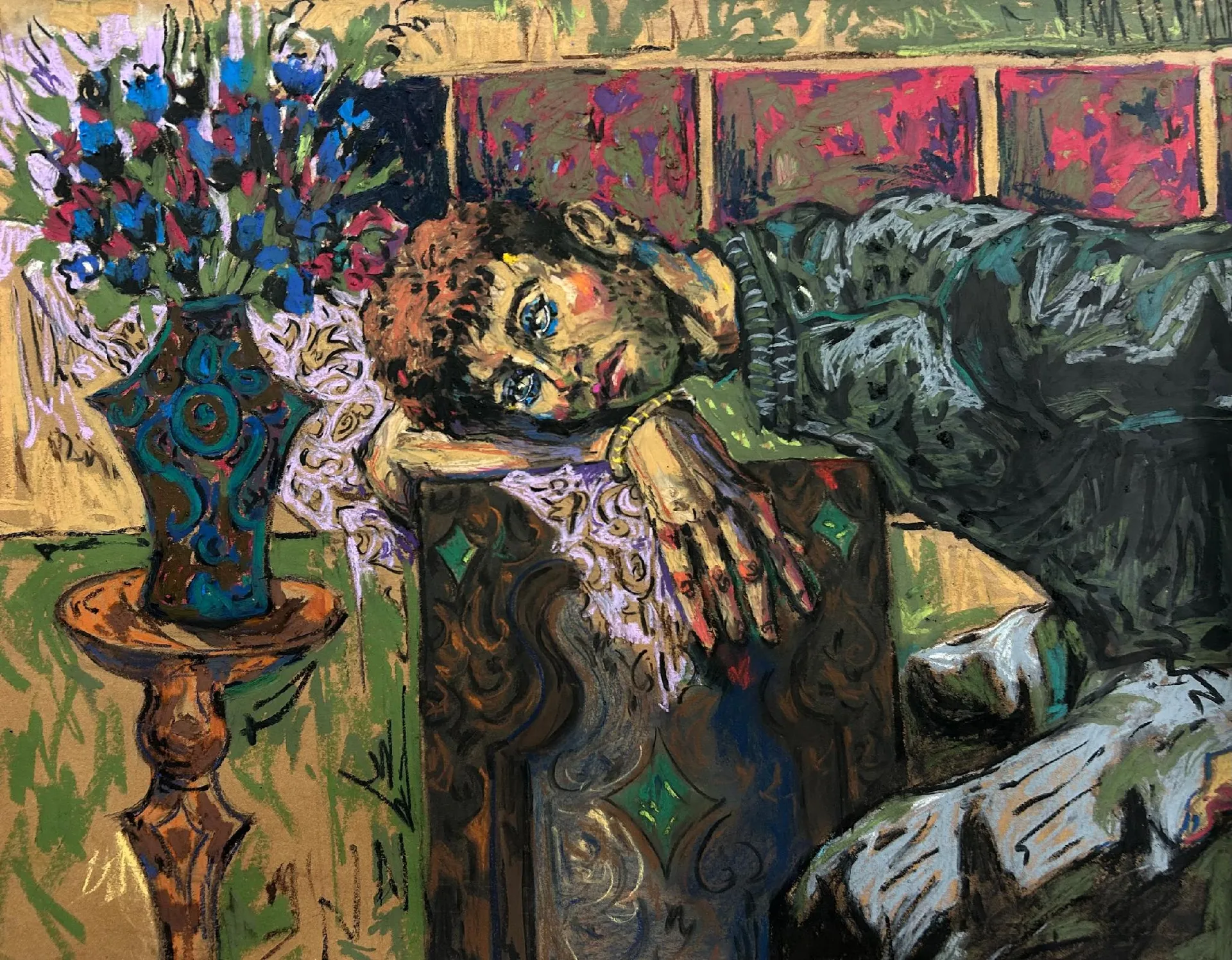 Cursed room by Tushar Tanwar - Mixed media on sheet