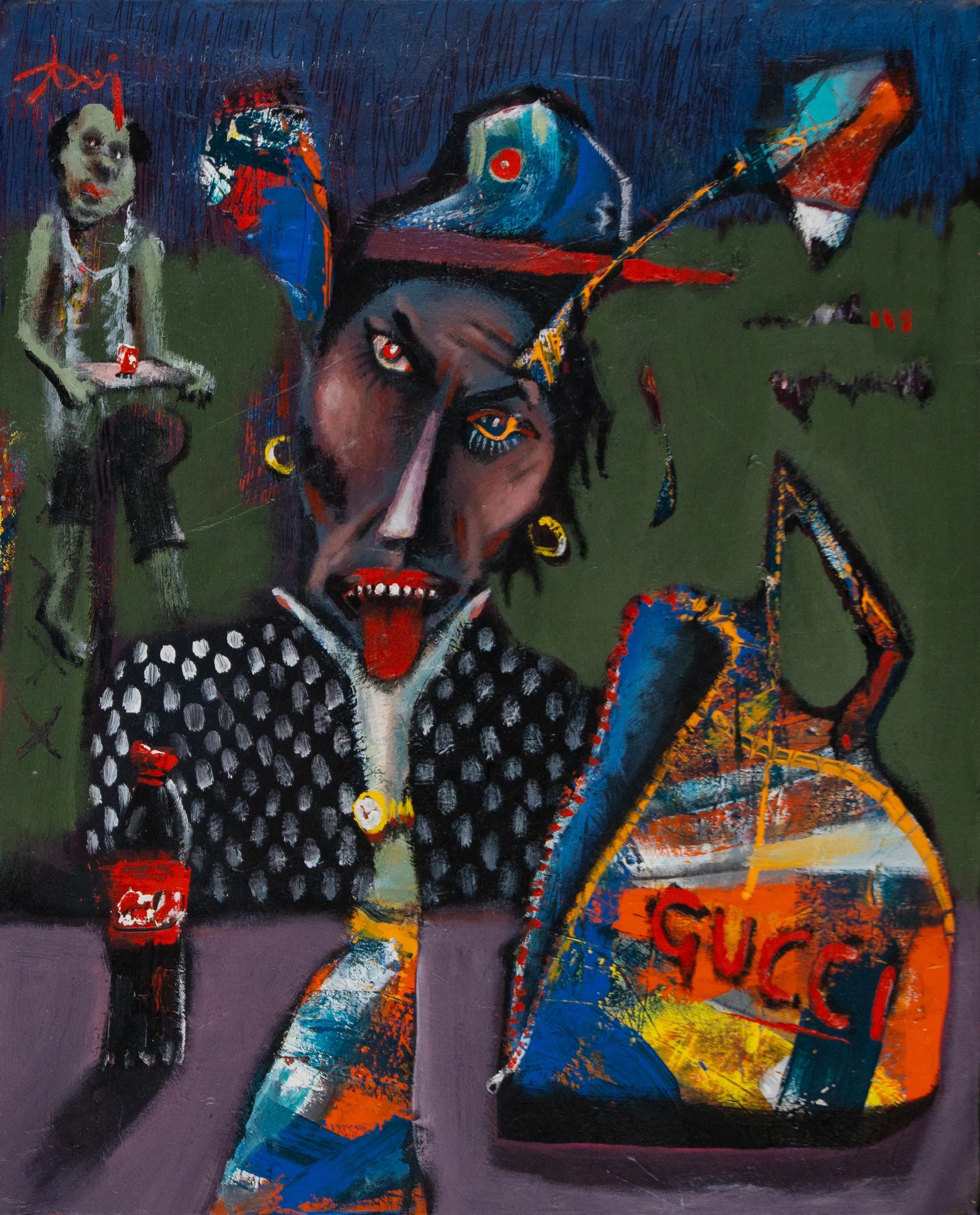 The consumer by Aditiya Singh - Acrylic on canvas