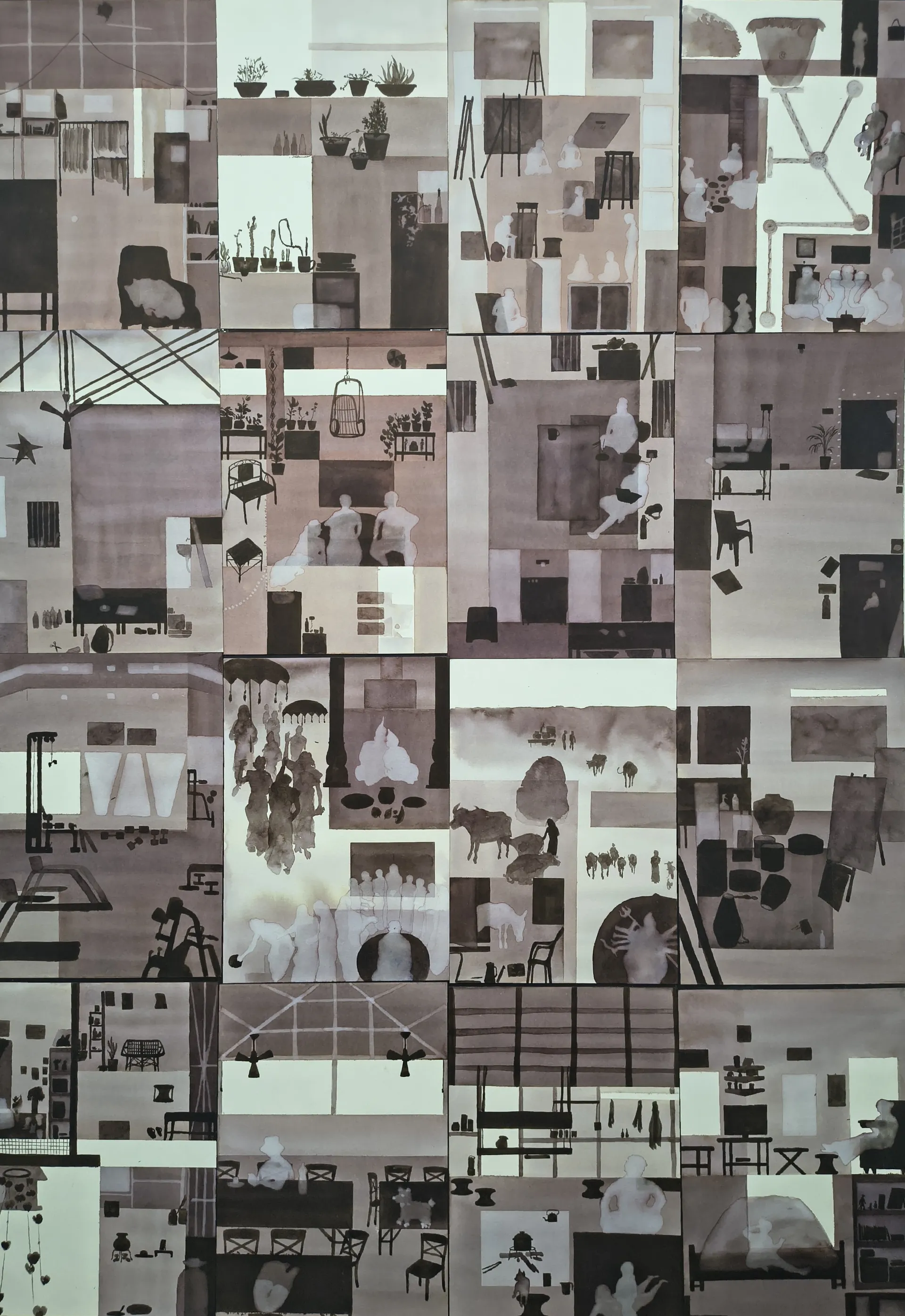 Lapang by Ligang August - Ink on paper