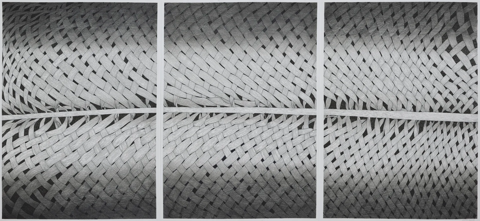Landscape by Khokan Giri - Drawing on paper