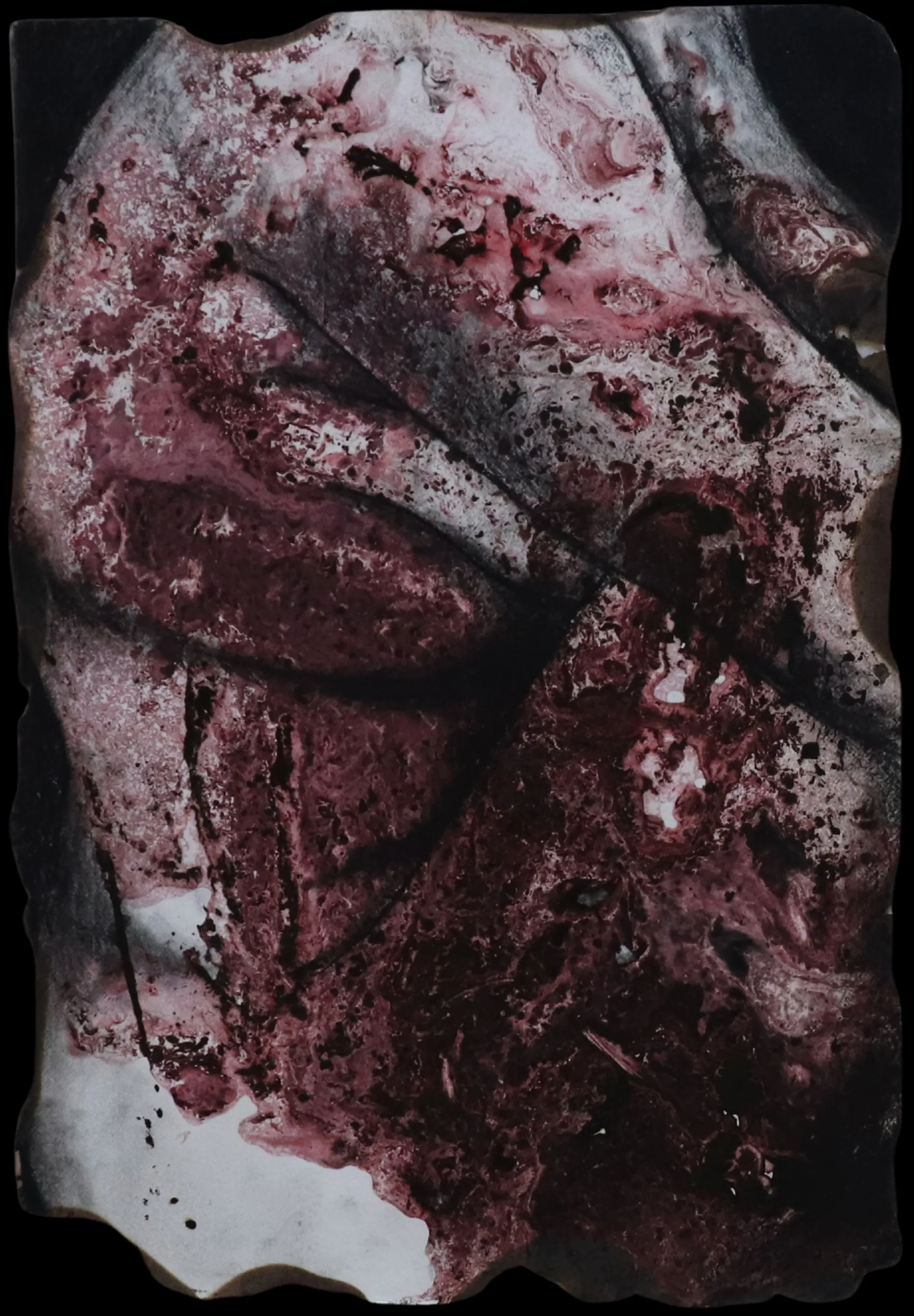 Chaos underneath the skin III, 1 by Riyanka Das - Ink and charcoal on paper
