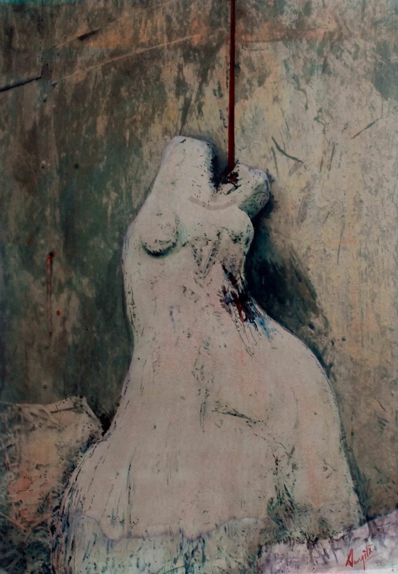 Untitled VII by Sangita Datta - Watercolor on acid-free paper