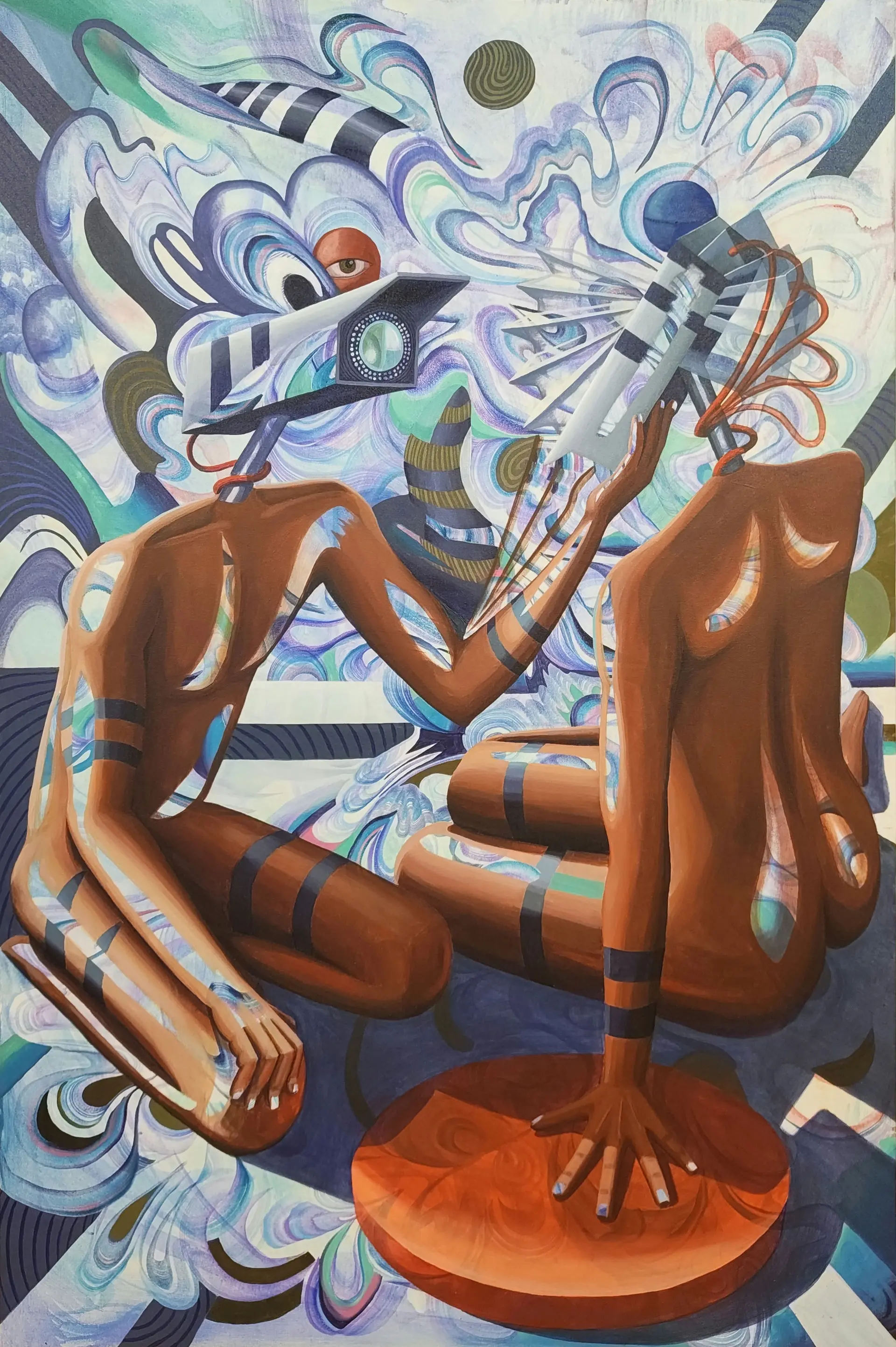 Do you feel seen?  by Tan Sen - Acrylic on canvas