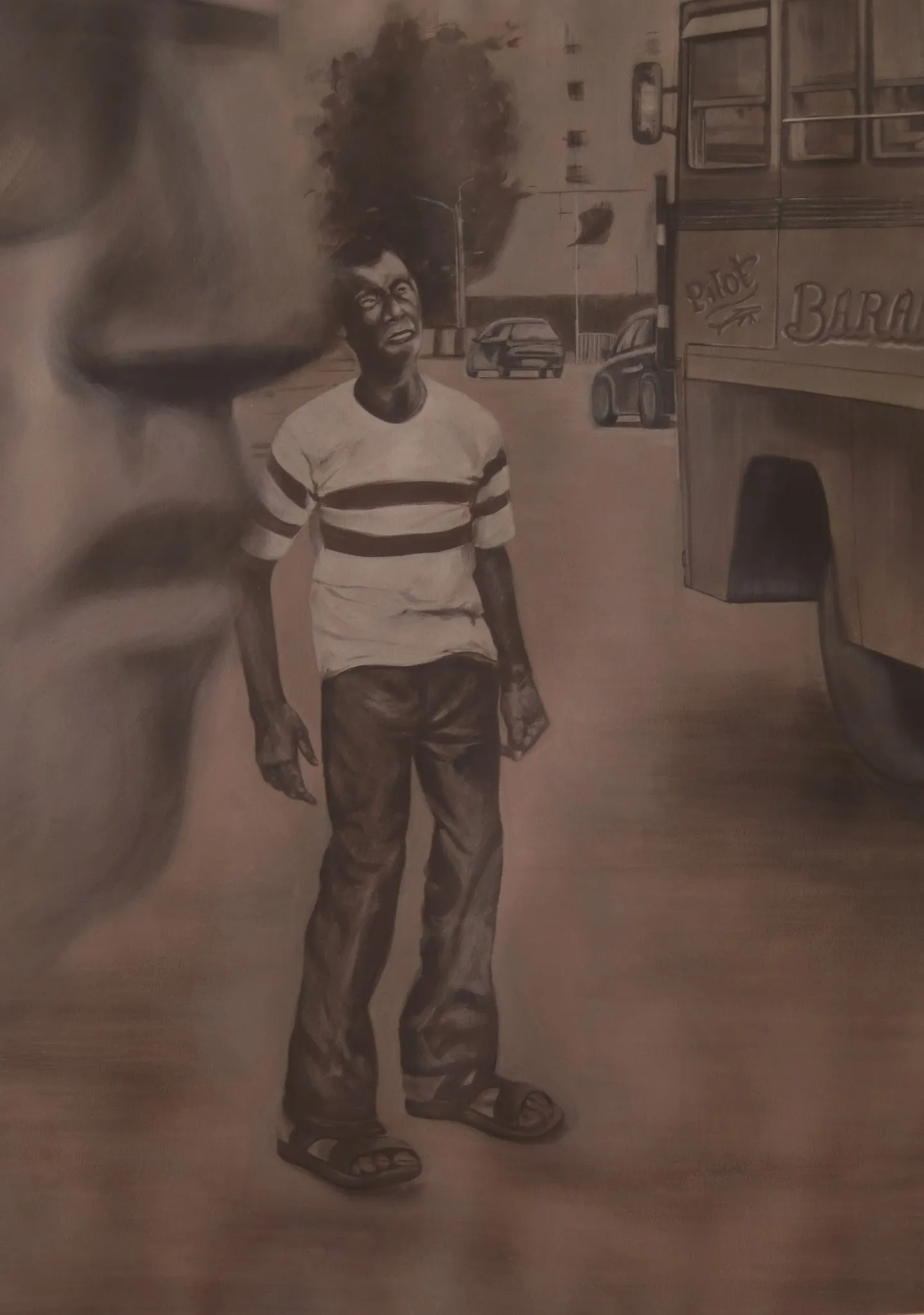 Obak-nikbak by Anurag Paul - Opaque watercolor on paper